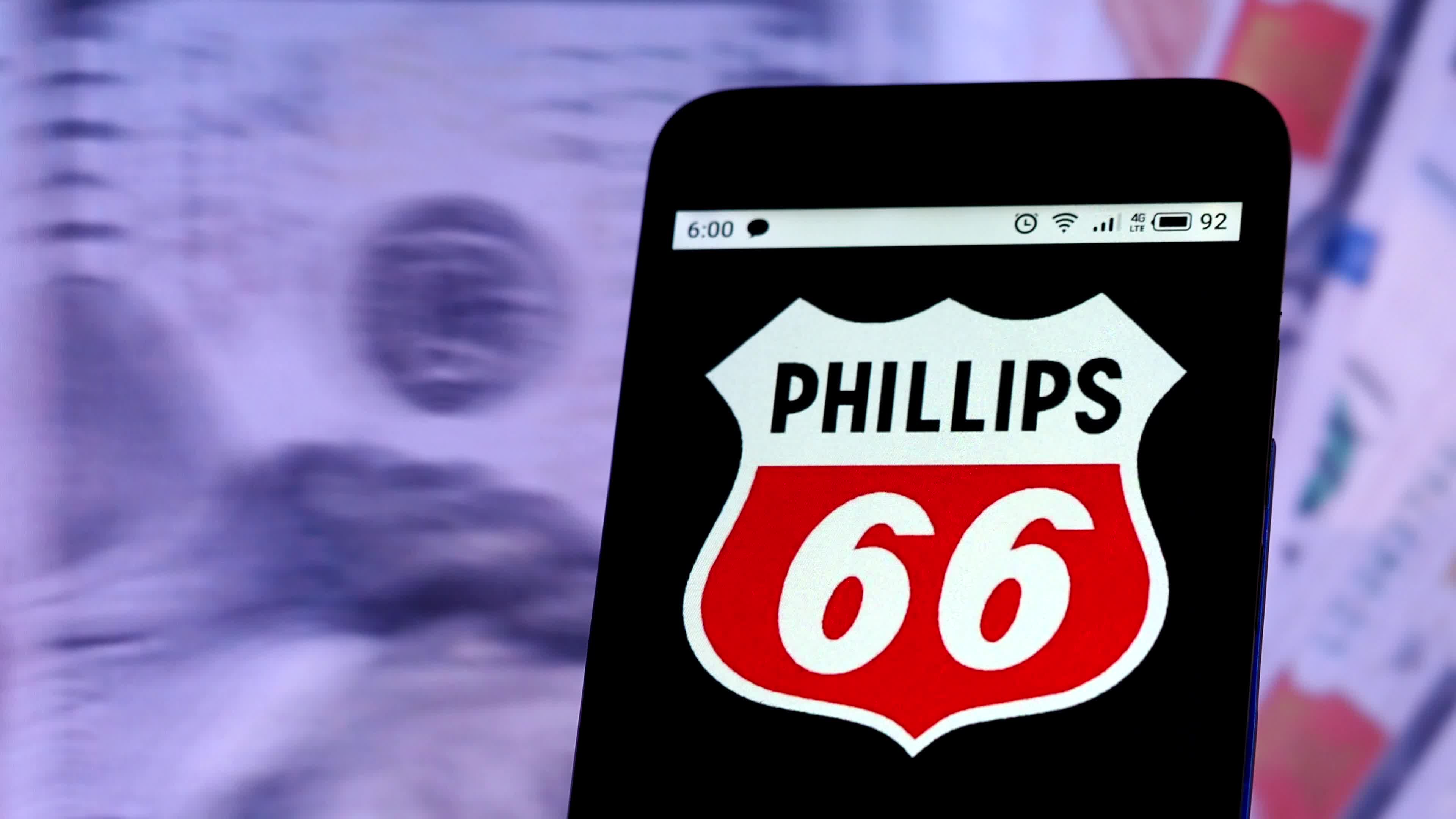 Video illustration the logo of Phillips 66