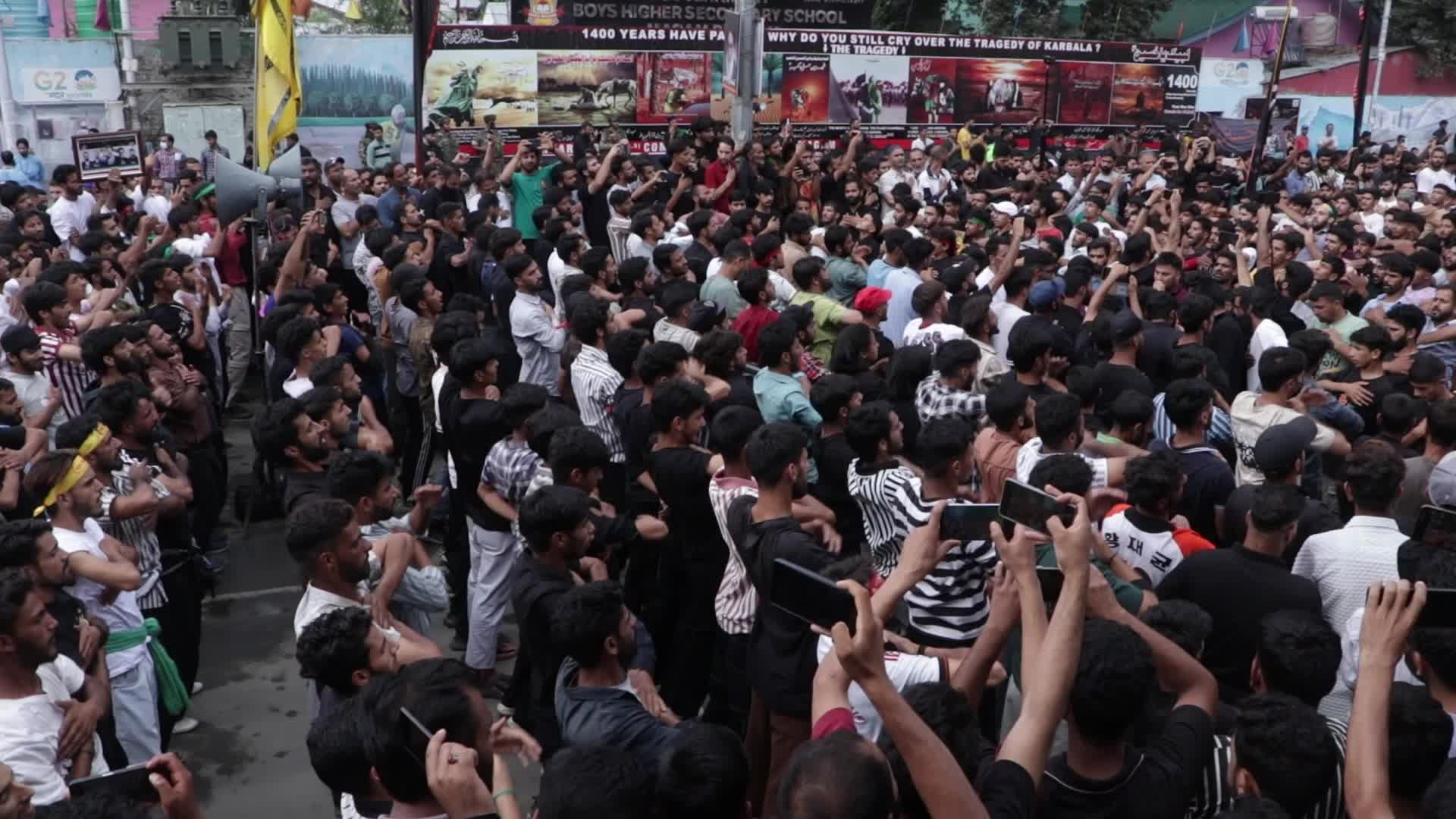 Shia Muslims Honor Imam Husain (a.s) in Kashmir