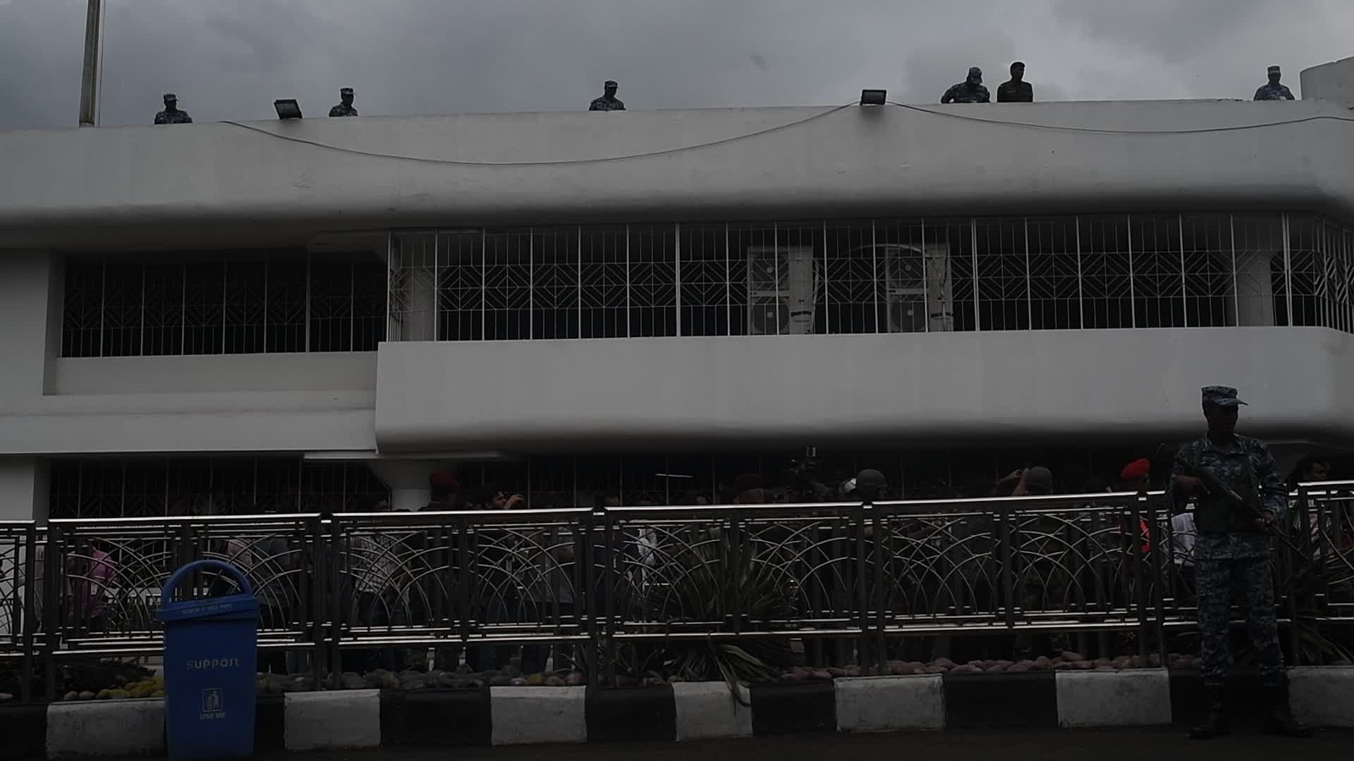 Mohammad Yunus Arrives In Dhaka