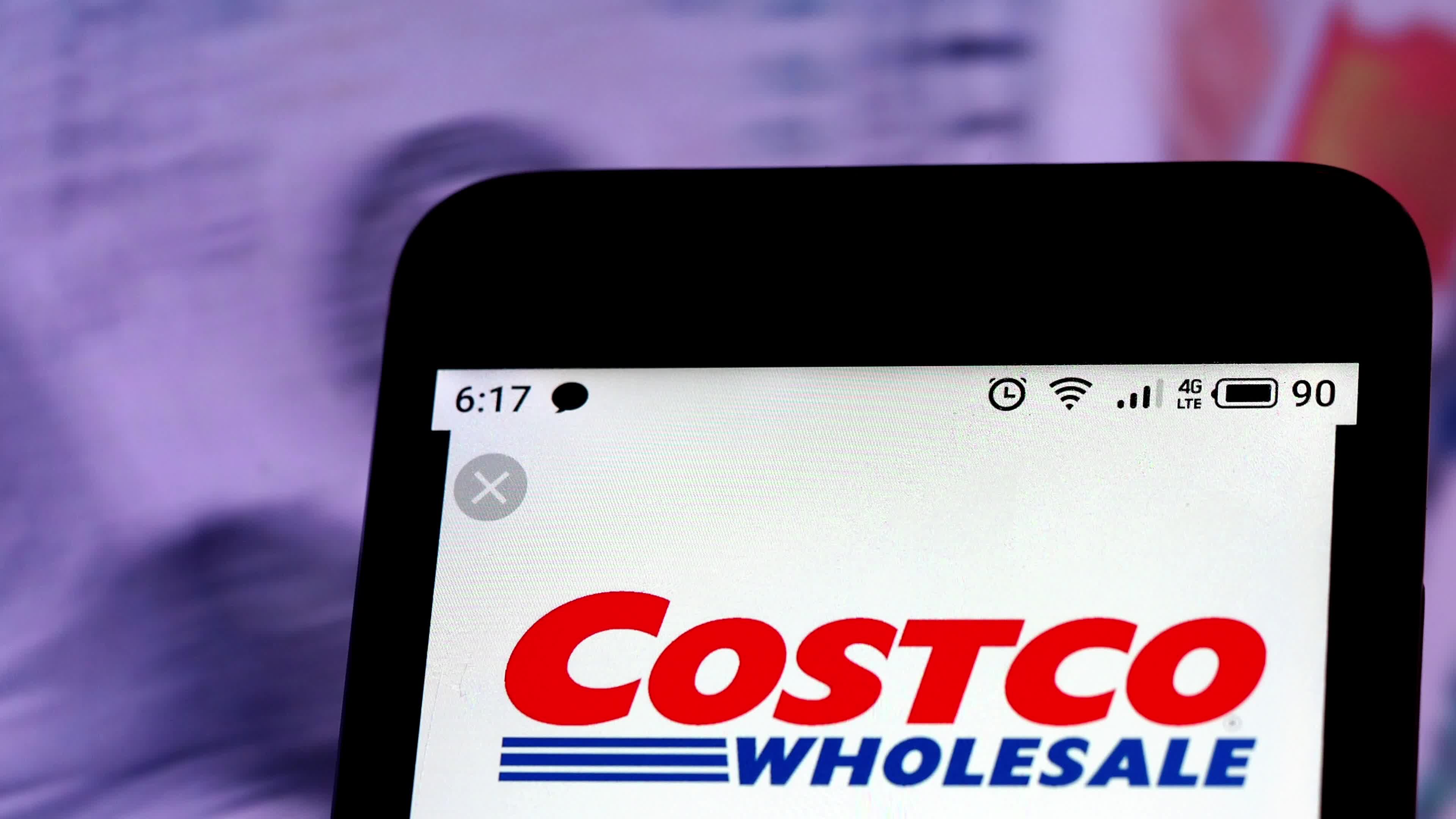 Video illustration the logo of Costco Wholesale