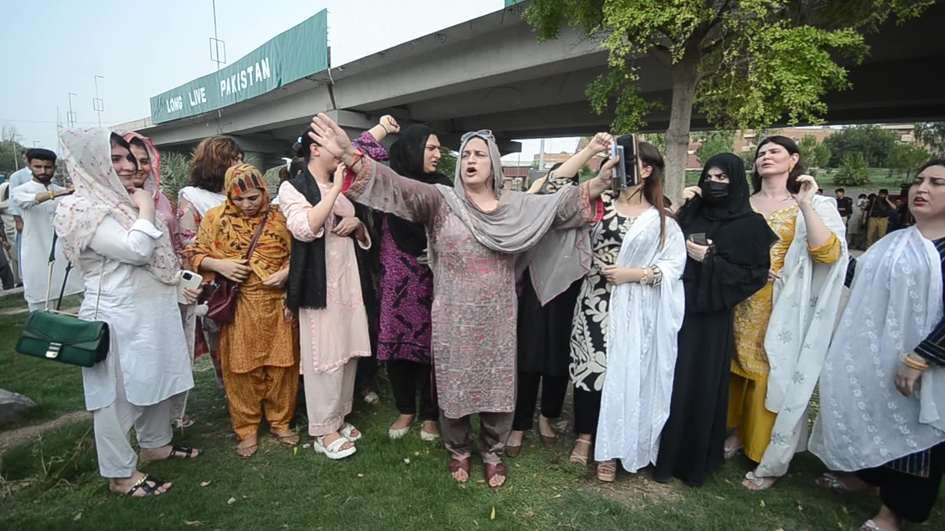 Transgender Community protest in Peshawar 