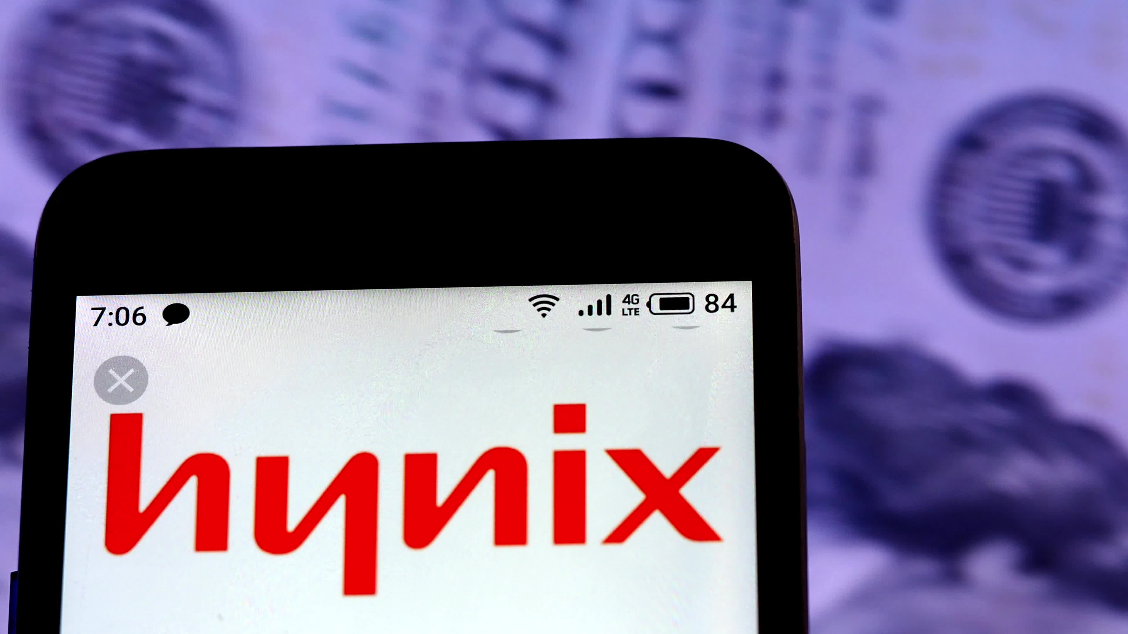 Video illustration the logo of SK Hynix