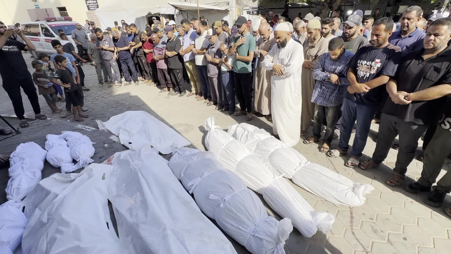 Aftermath of Israeli Airstrike In Gaza, Palestine
