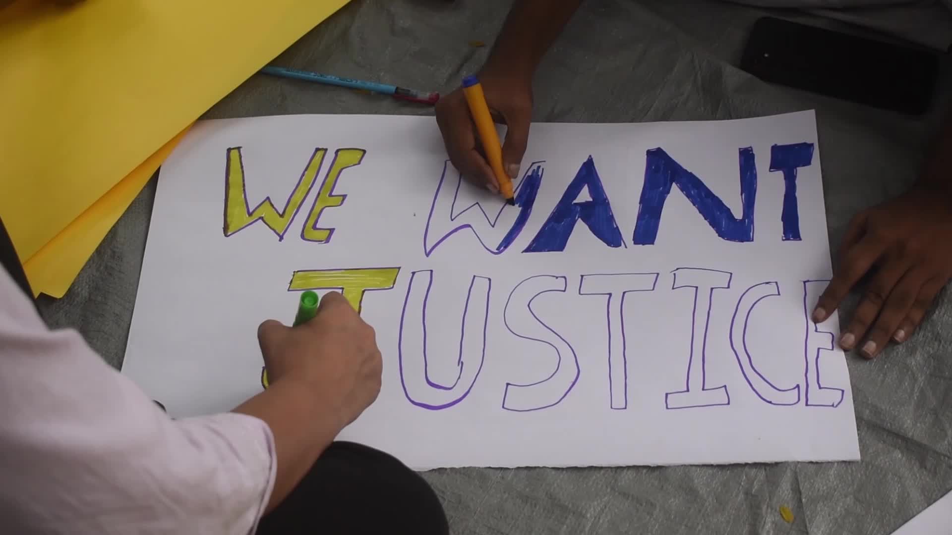 Junior Doctors Hold Protest In Government Hospitals For Rape And Murder Of A PGT Woman Doctor In Kolkata, India