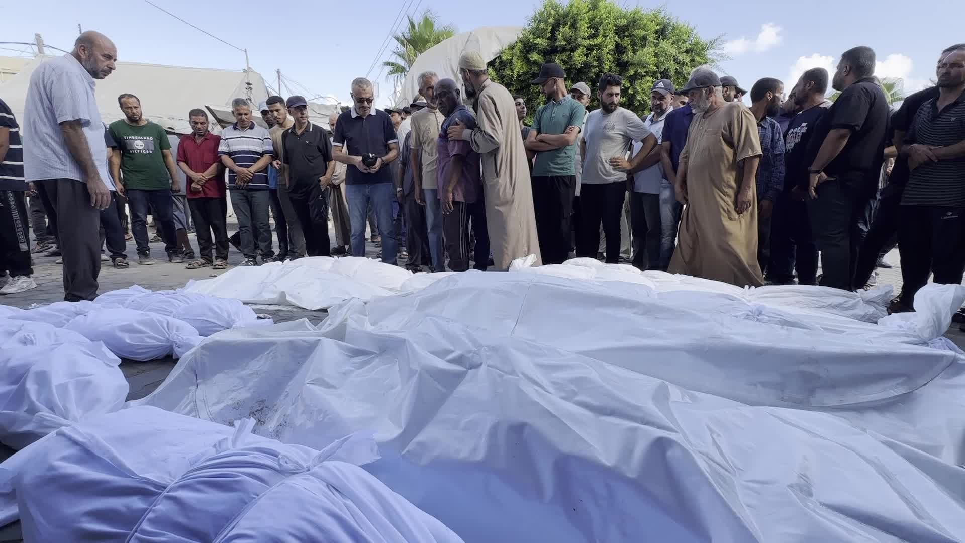Aftermath of Israeli Airstrike In Gaza, Palestine