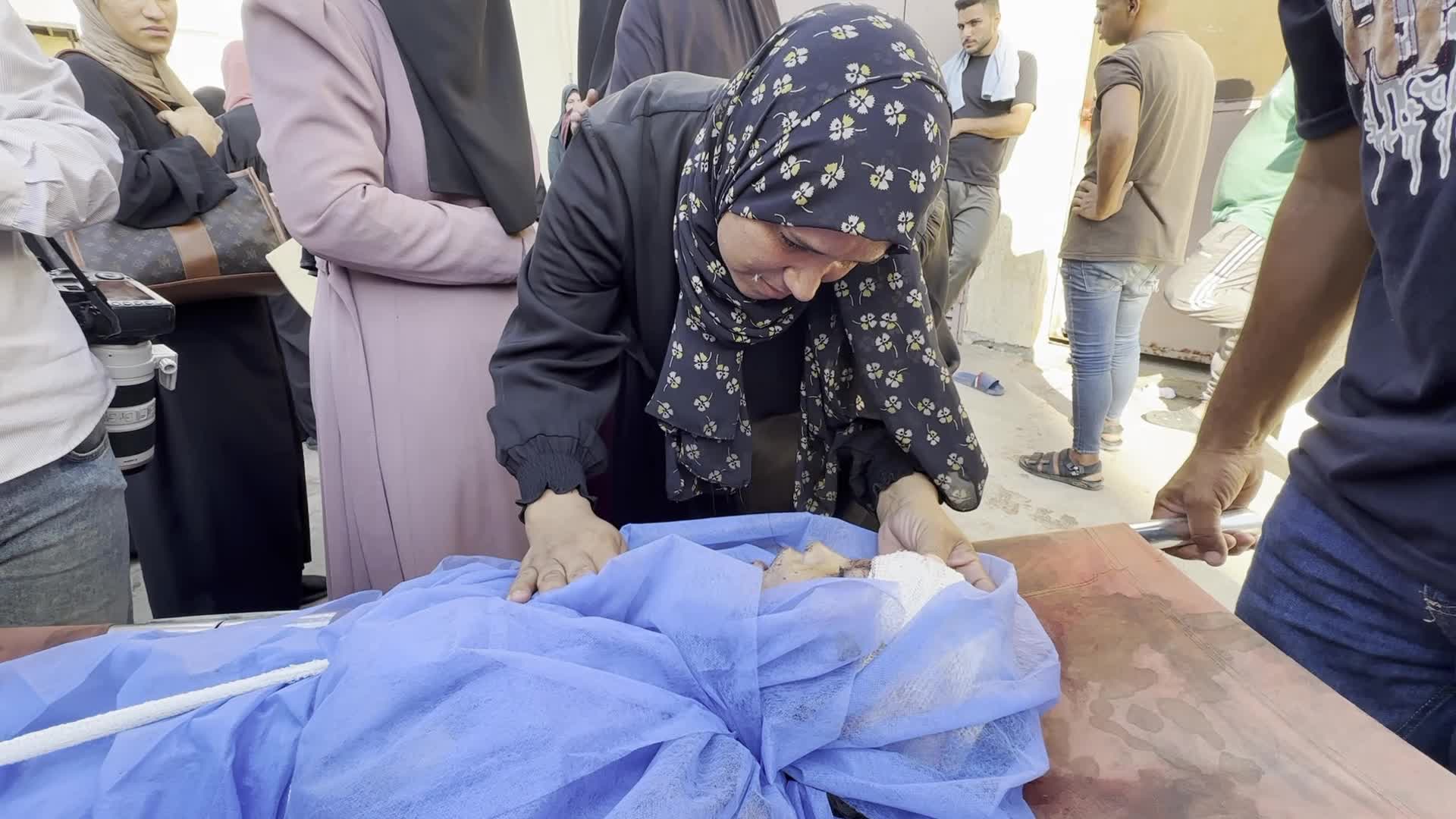 Aftermath of Israeli Airstrike In Gaza, Palestine