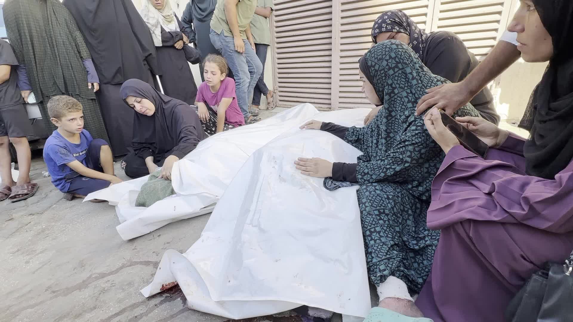 Aftermath of Israeli Airstrike In Gaza, Palestine