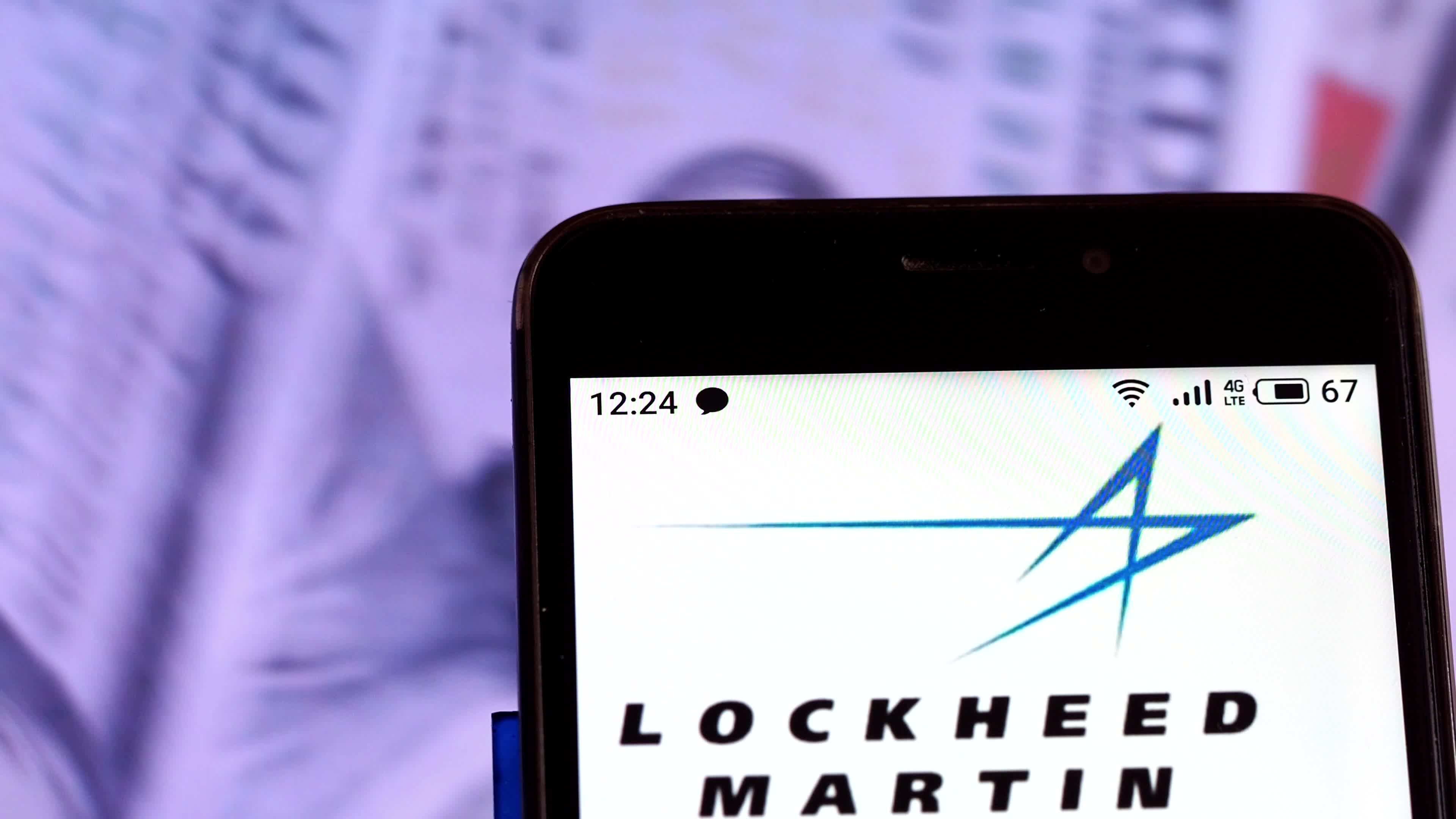 Video illustration the logo of Lockheed Martin