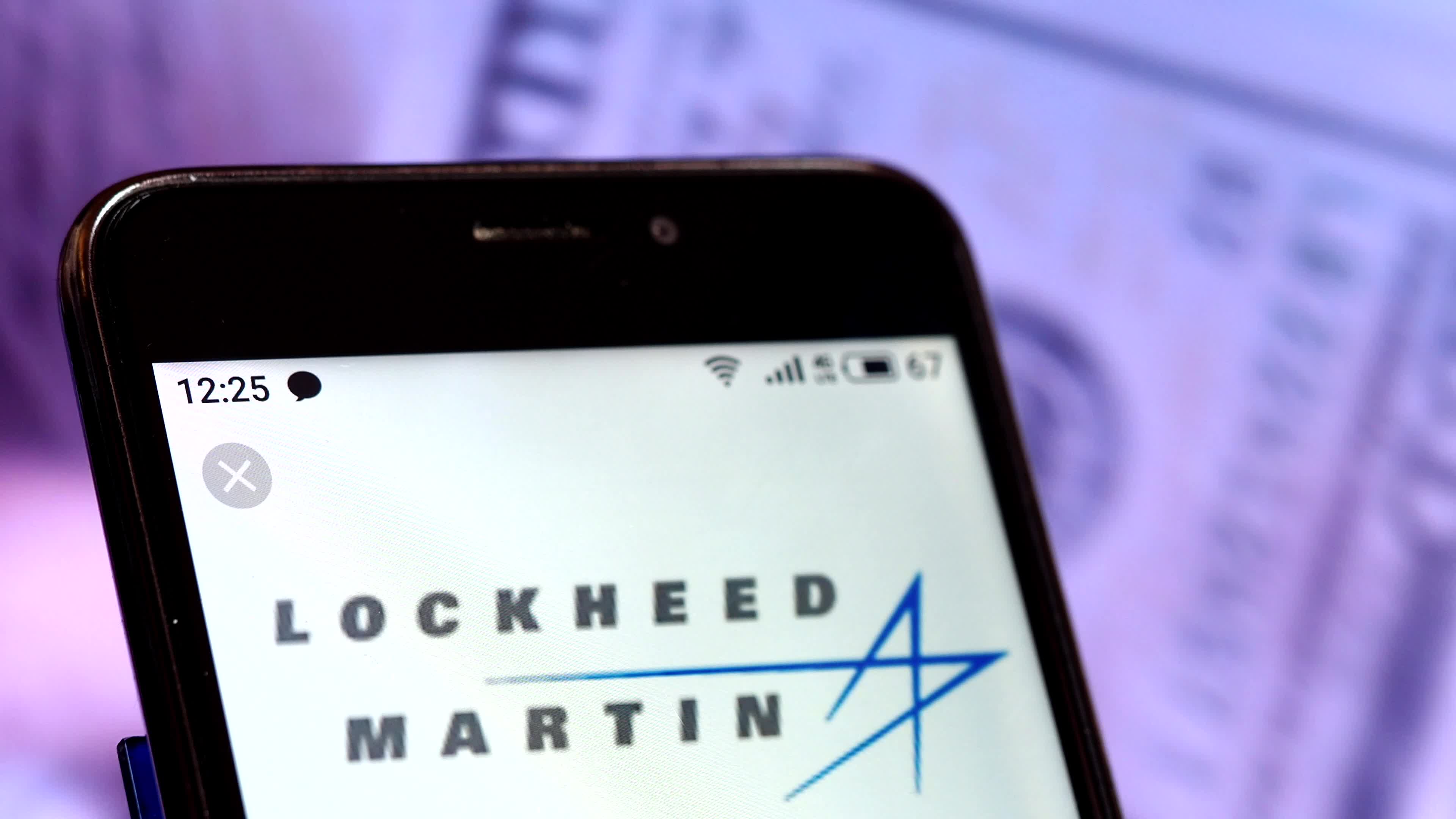 Video illustration the logo of Lockheed Martin