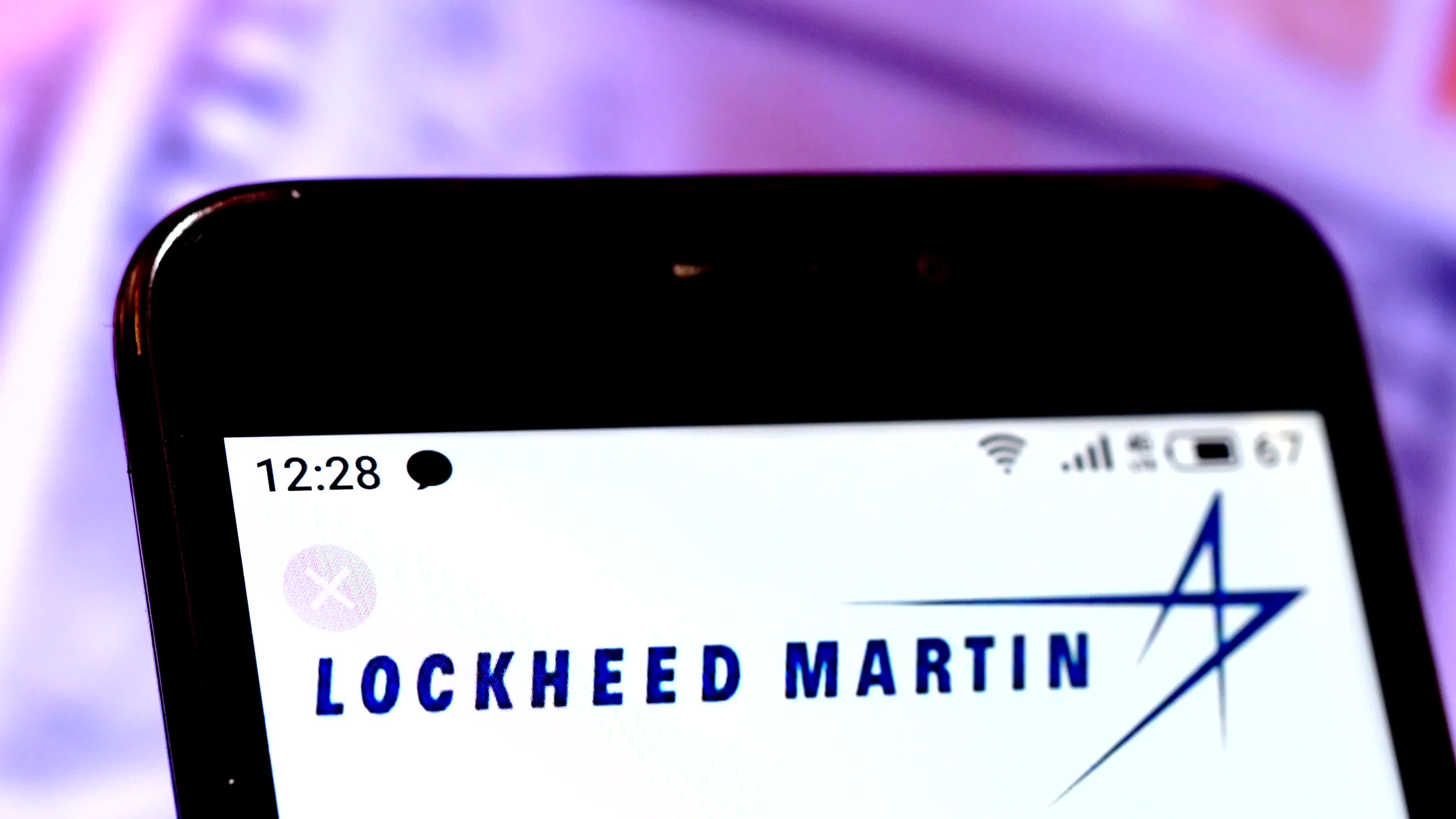 Video illustration the logo of Lockheed Martin