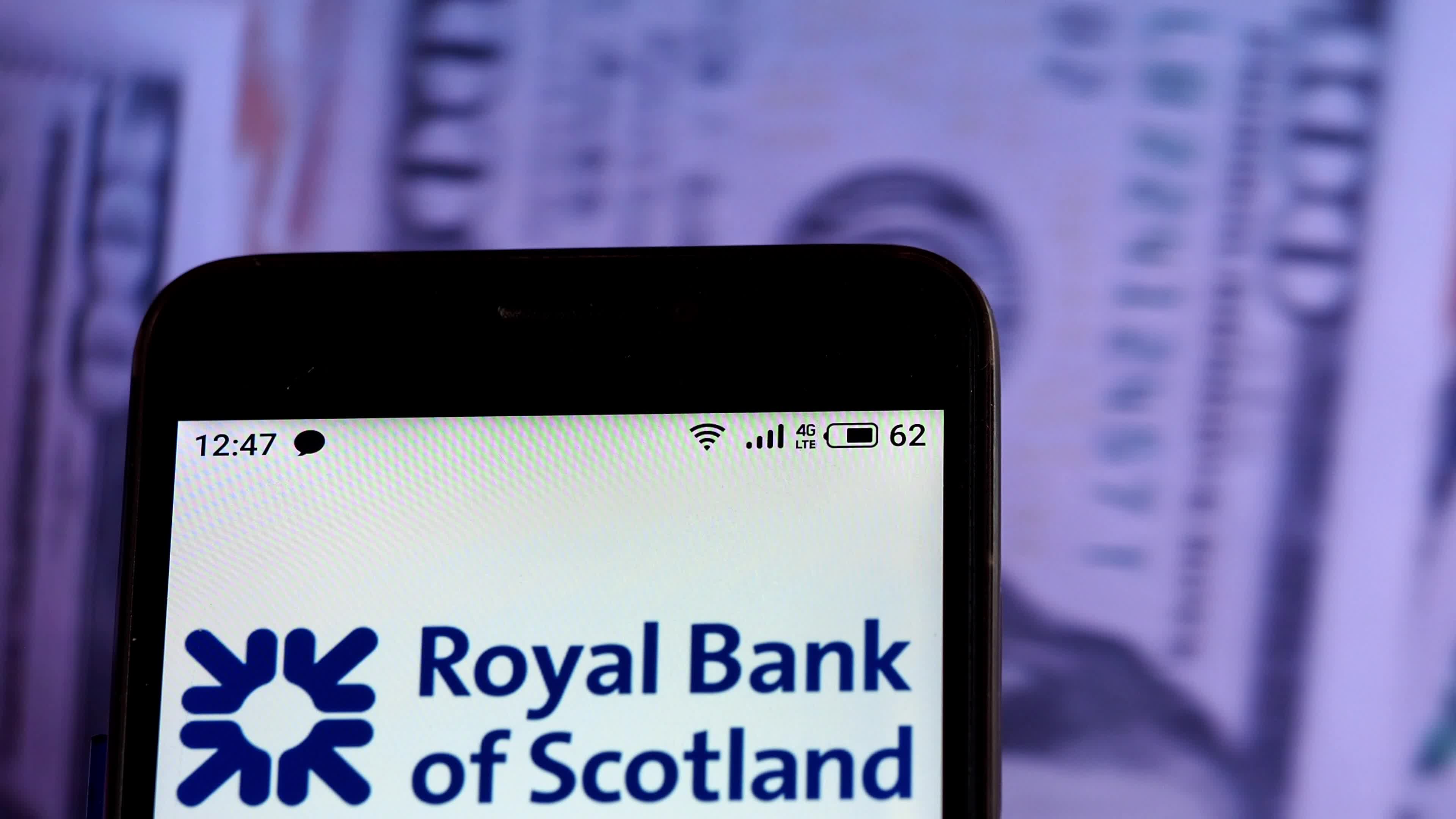 Video illustration the logo of Royal Bank of Scotland