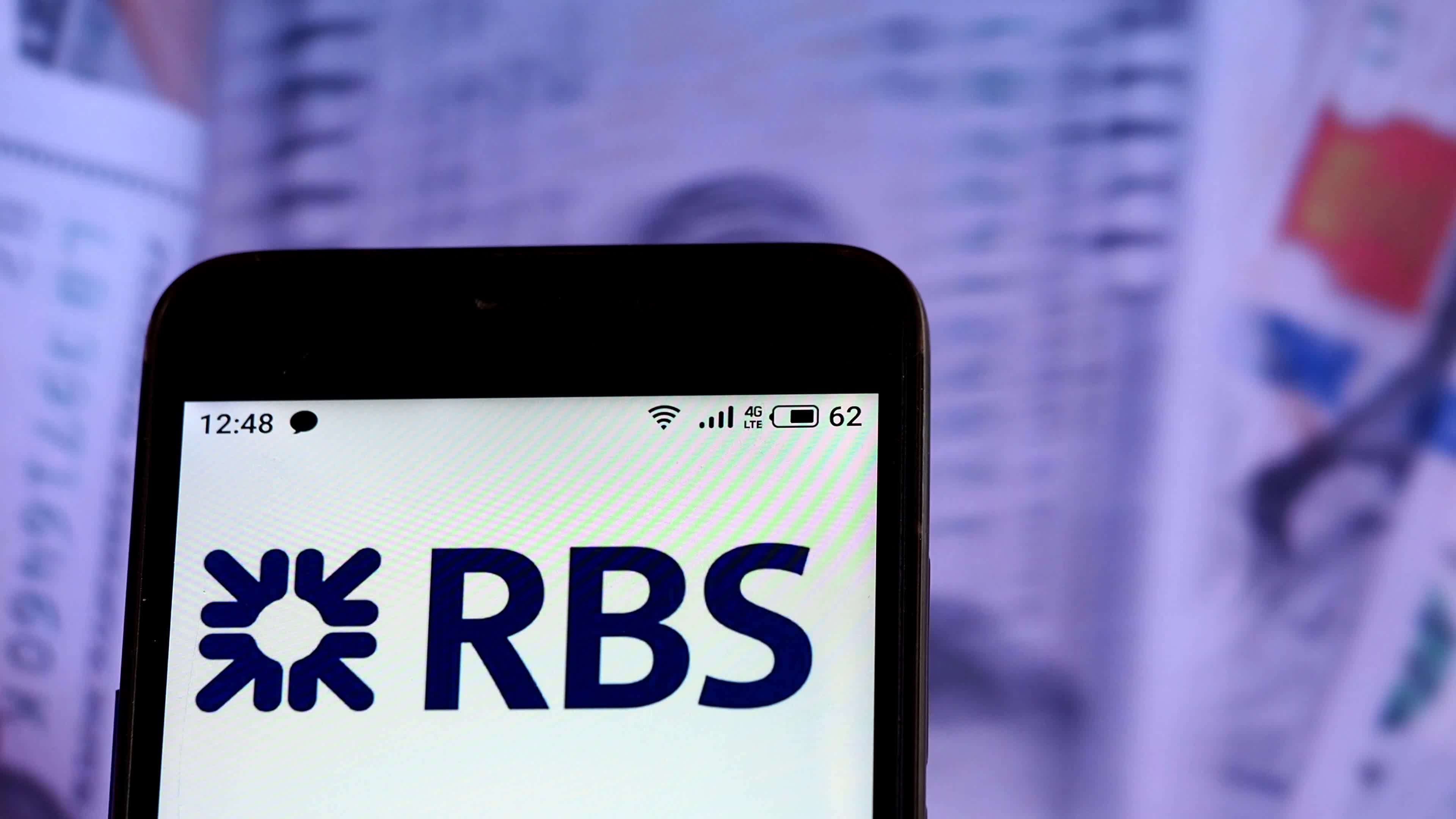 Video illustration the logo of Royal Bank of Scotland