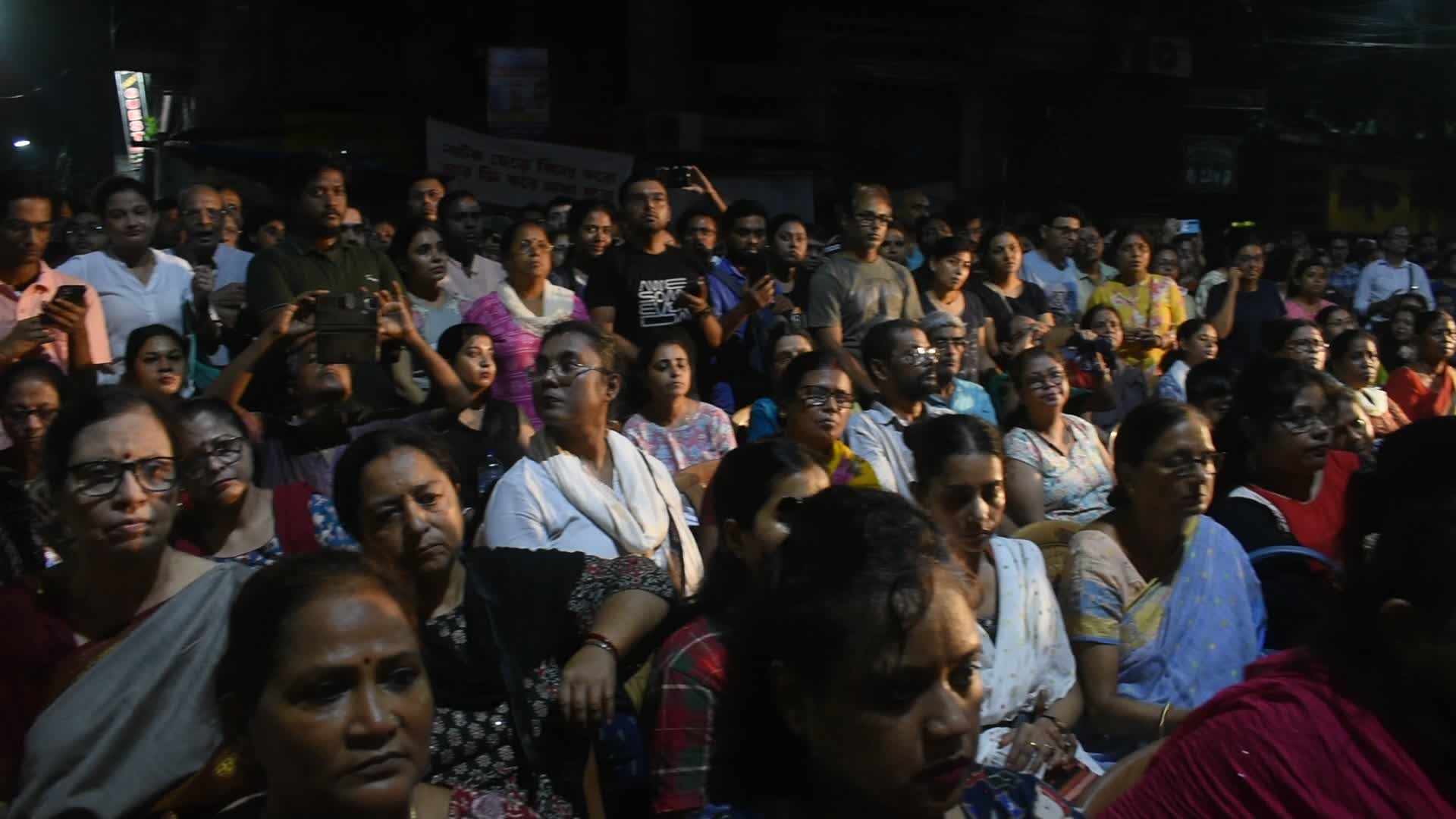 Citizen protest against rape and murder of Doctor in Kolkata on the eve of 78th Indian Independence day.