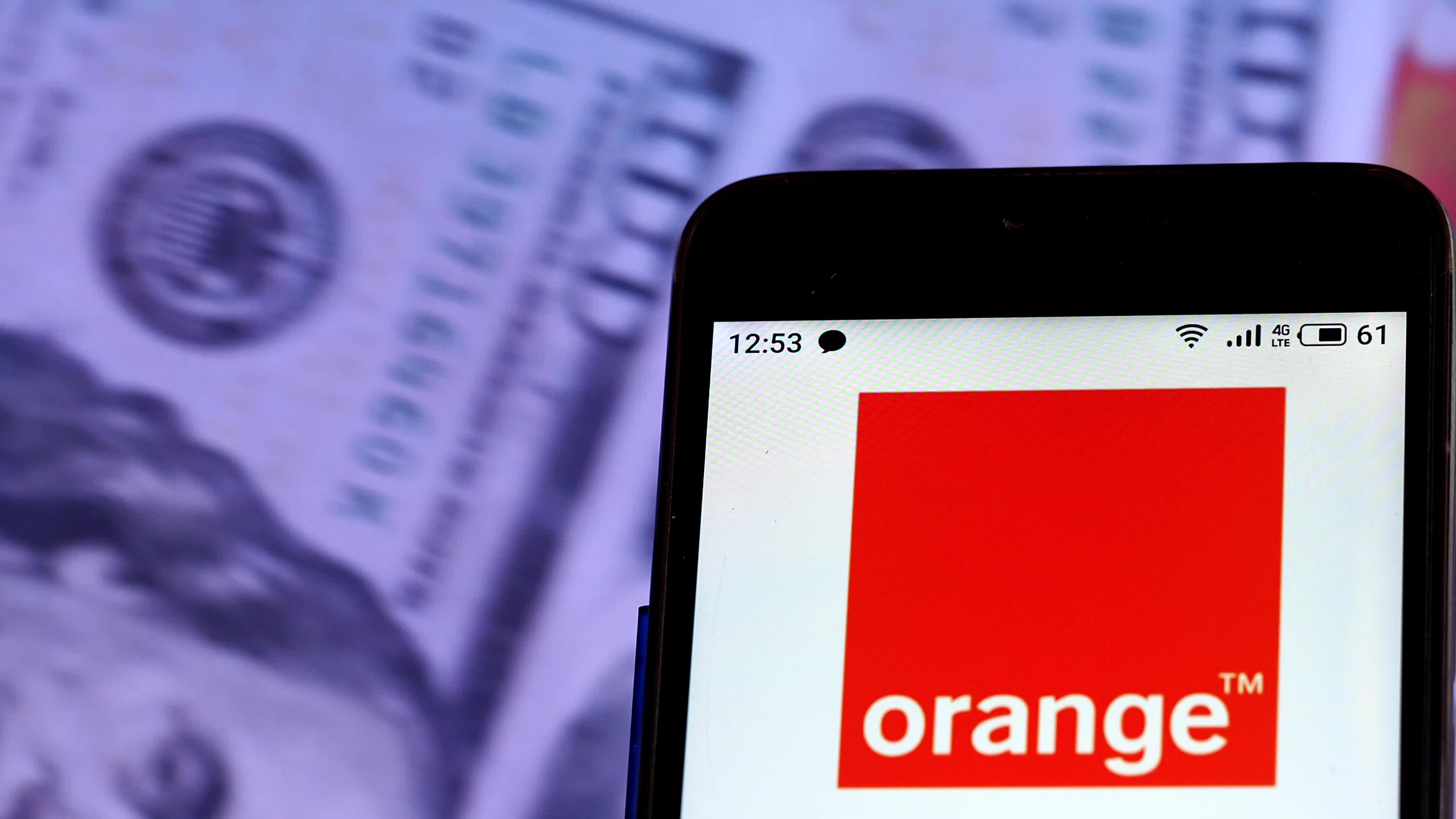 Video illustration the logo of Orange S.A.