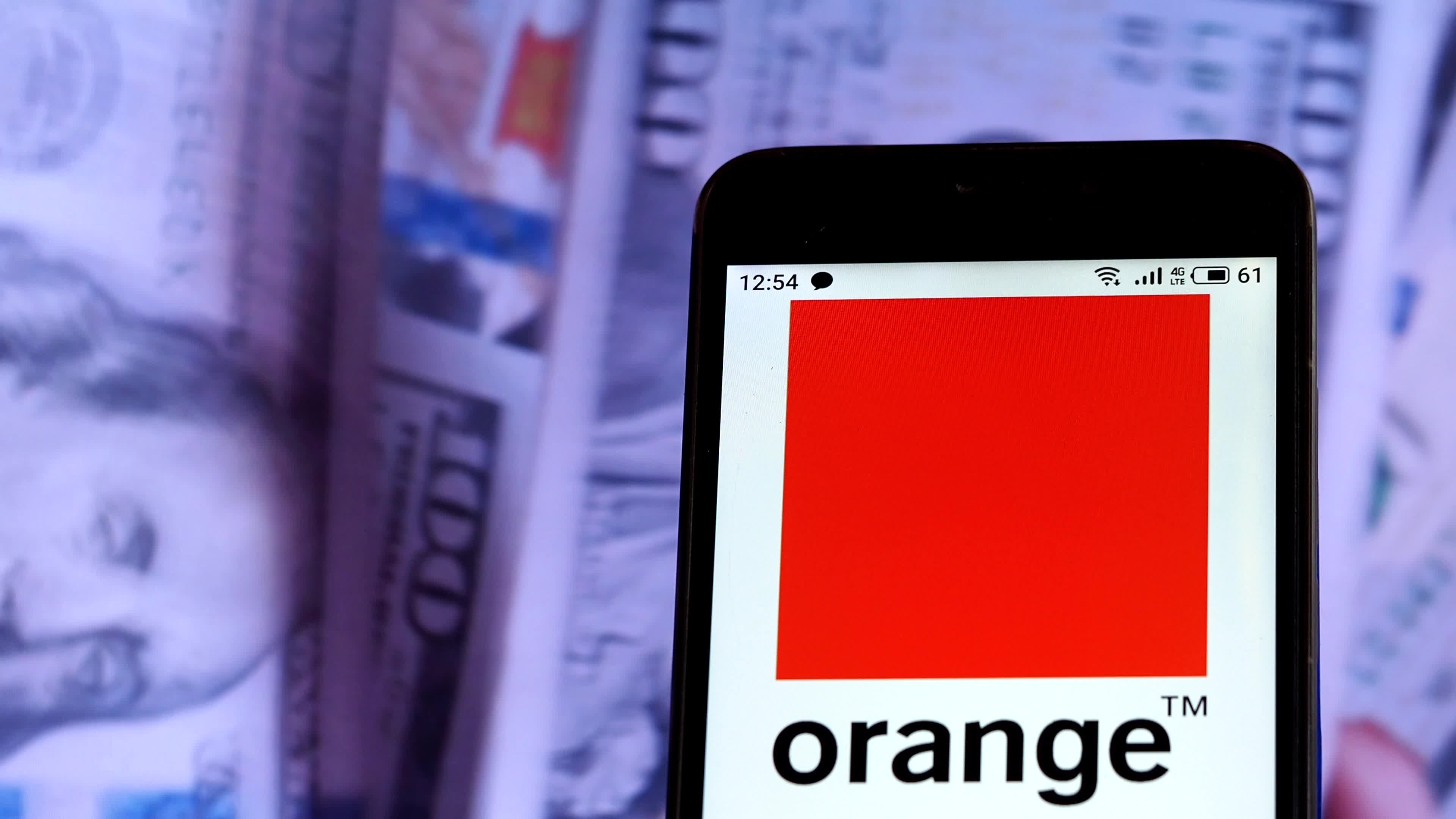 Video illustration the logo of Orange S.A.