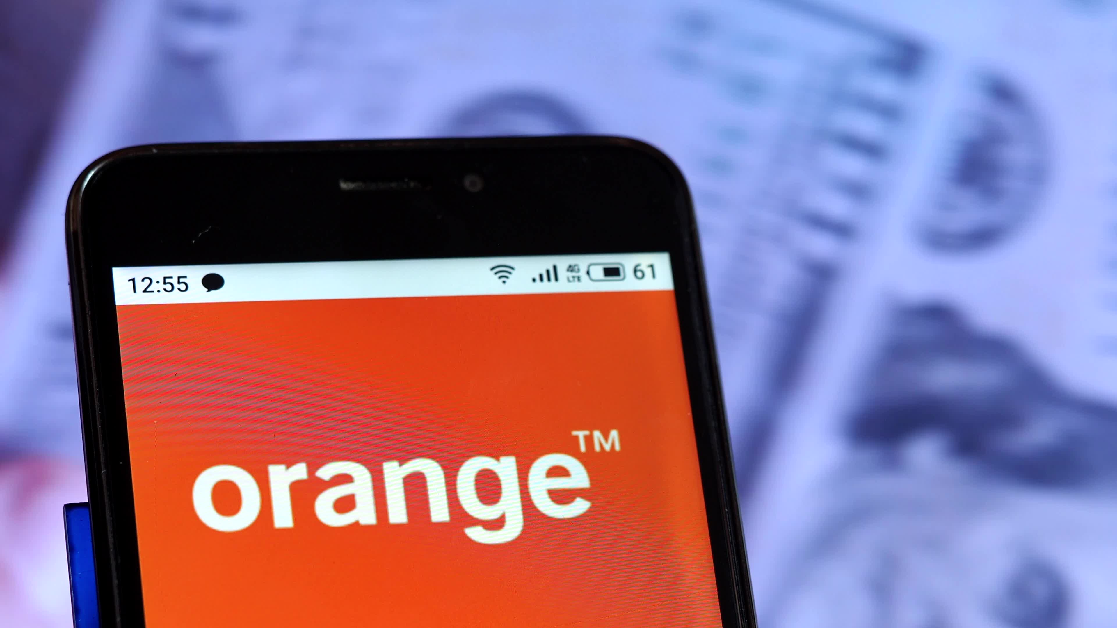 Video illustration the logo of Orange S.A.
