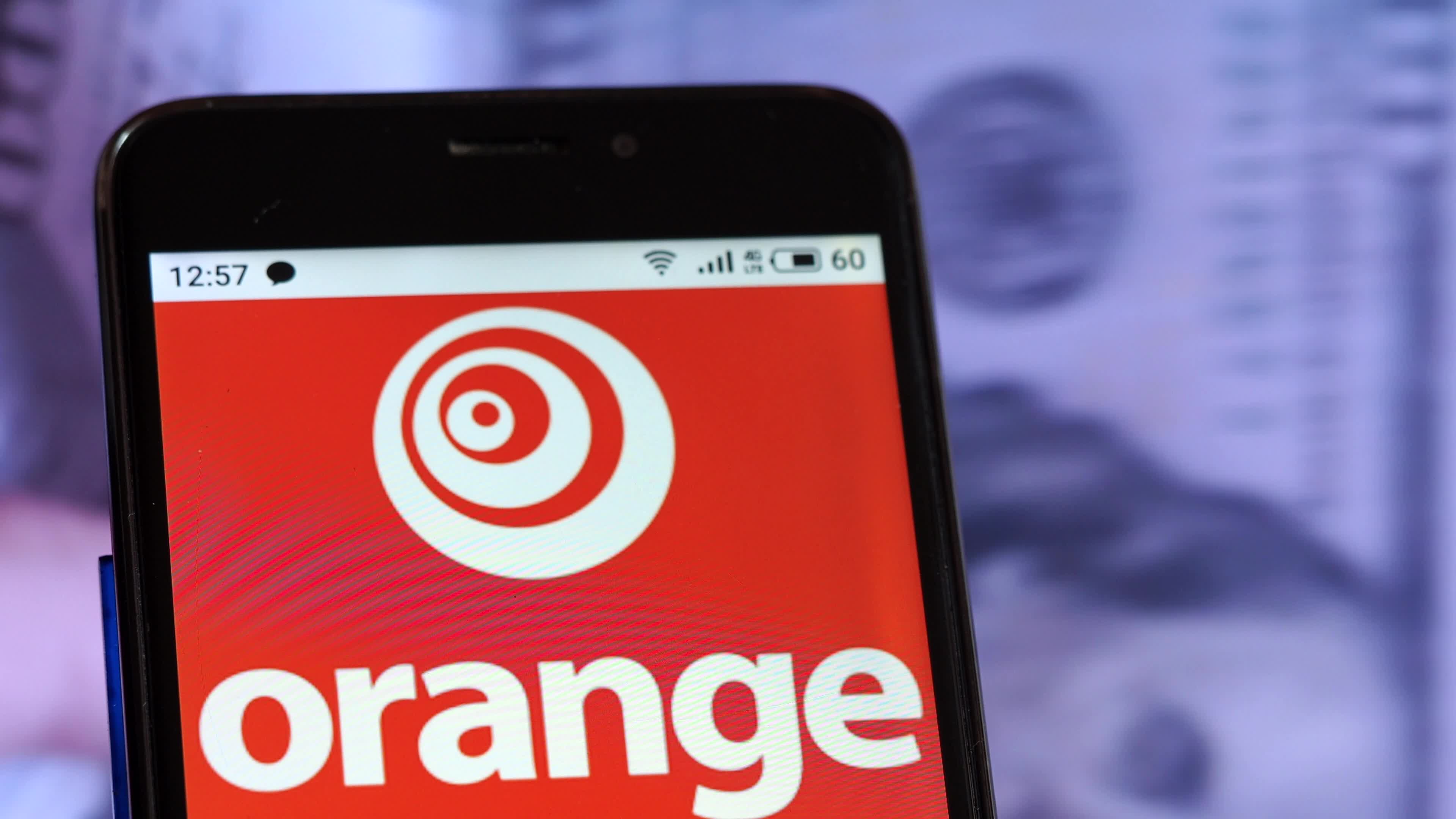 Video illustration the logo of Orange S.A.
