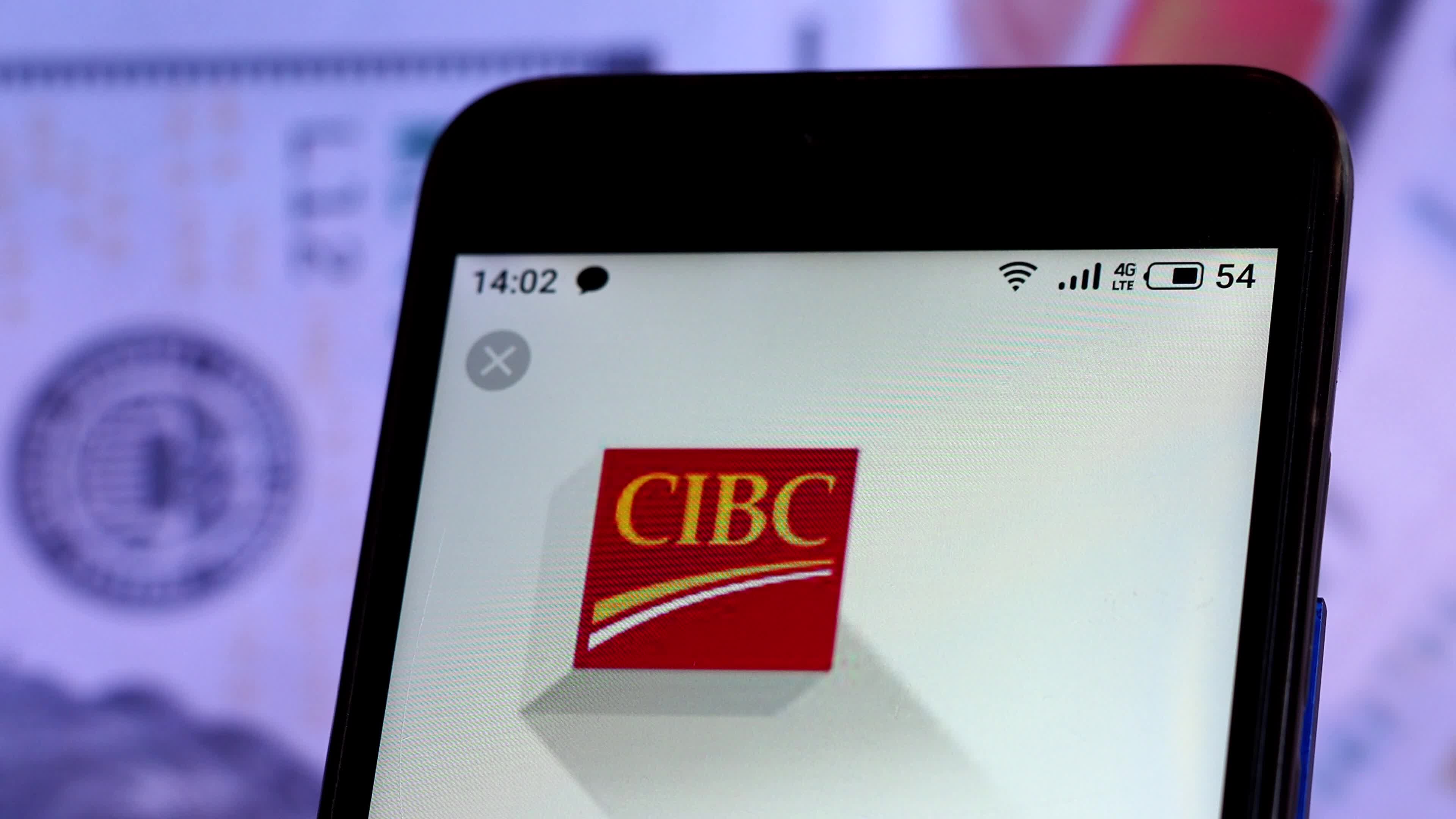 Video illustration the logo of Canadian Imperial Bank of Commerce