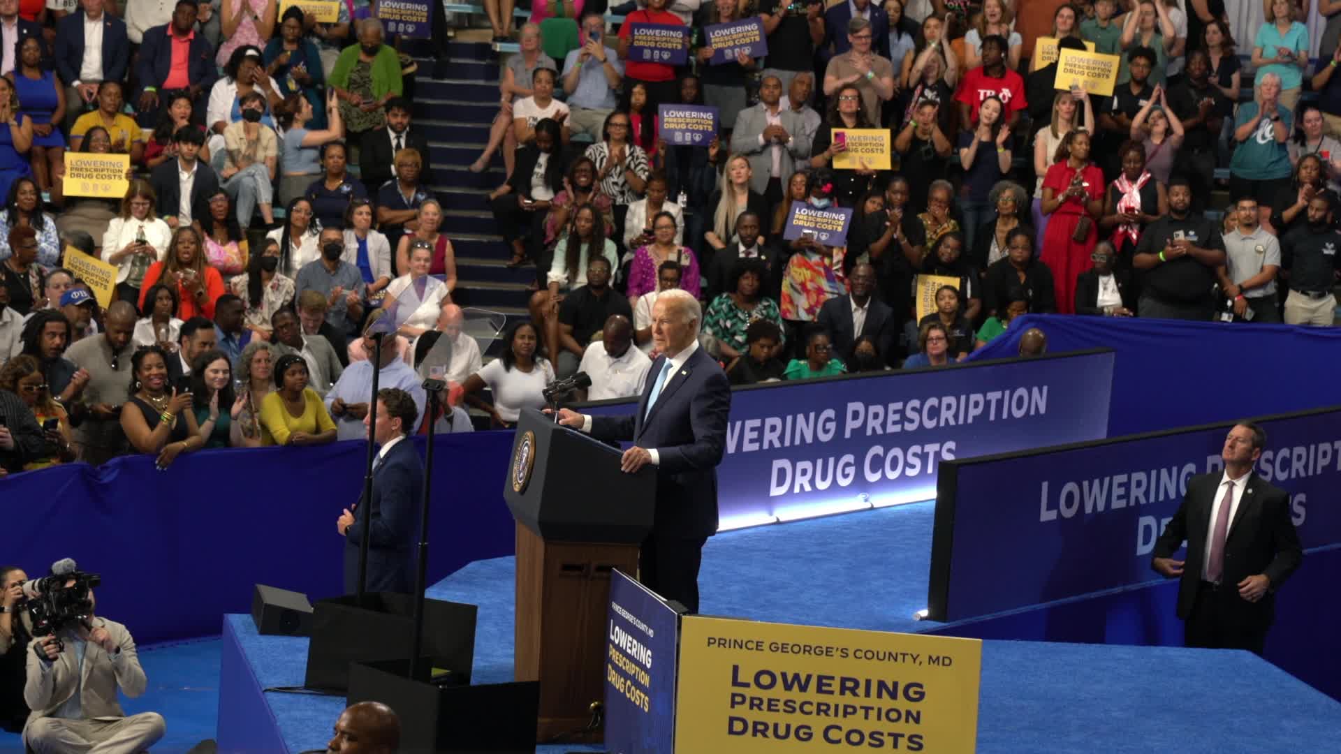 President Biden And Vice President Kamala Harris Speak In Maryland