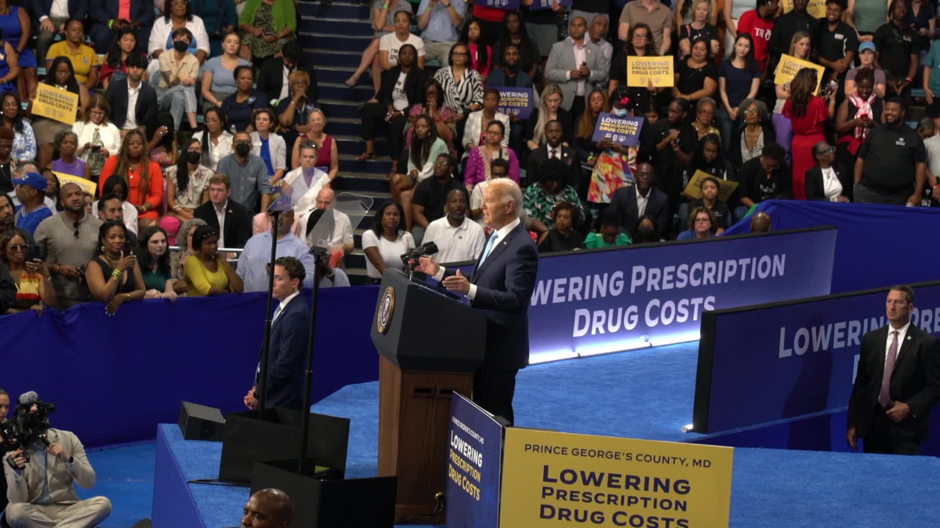 President Biden And Vice President Kamala Harris Speak In Maryland