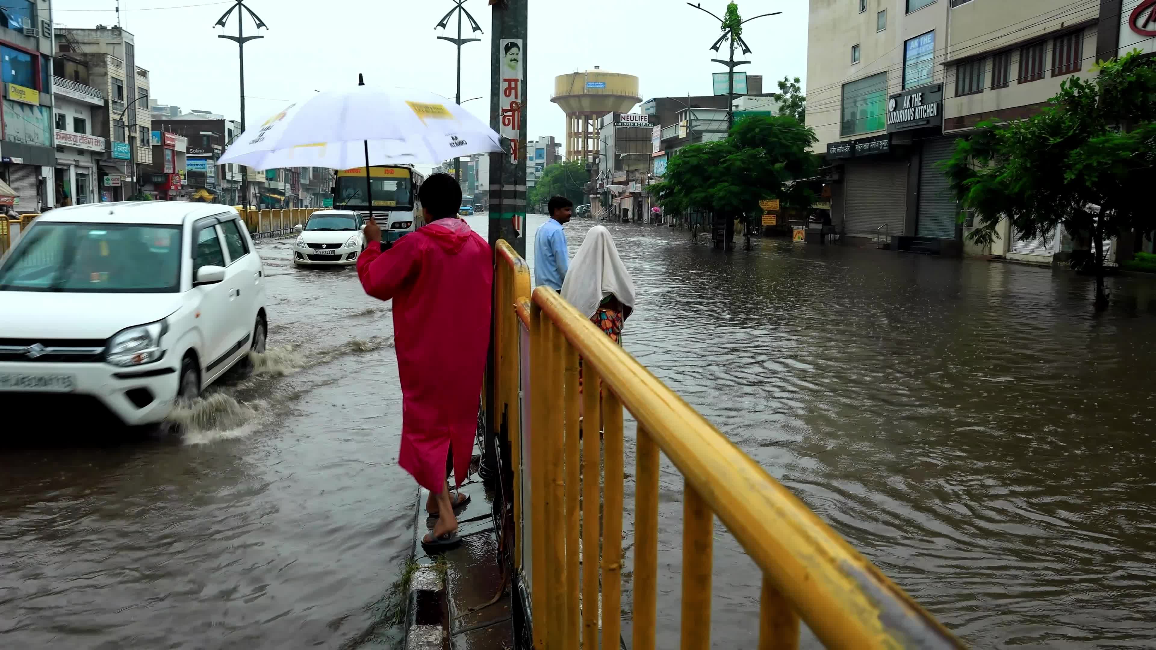 Waterlogging During Rain In Jaipur 