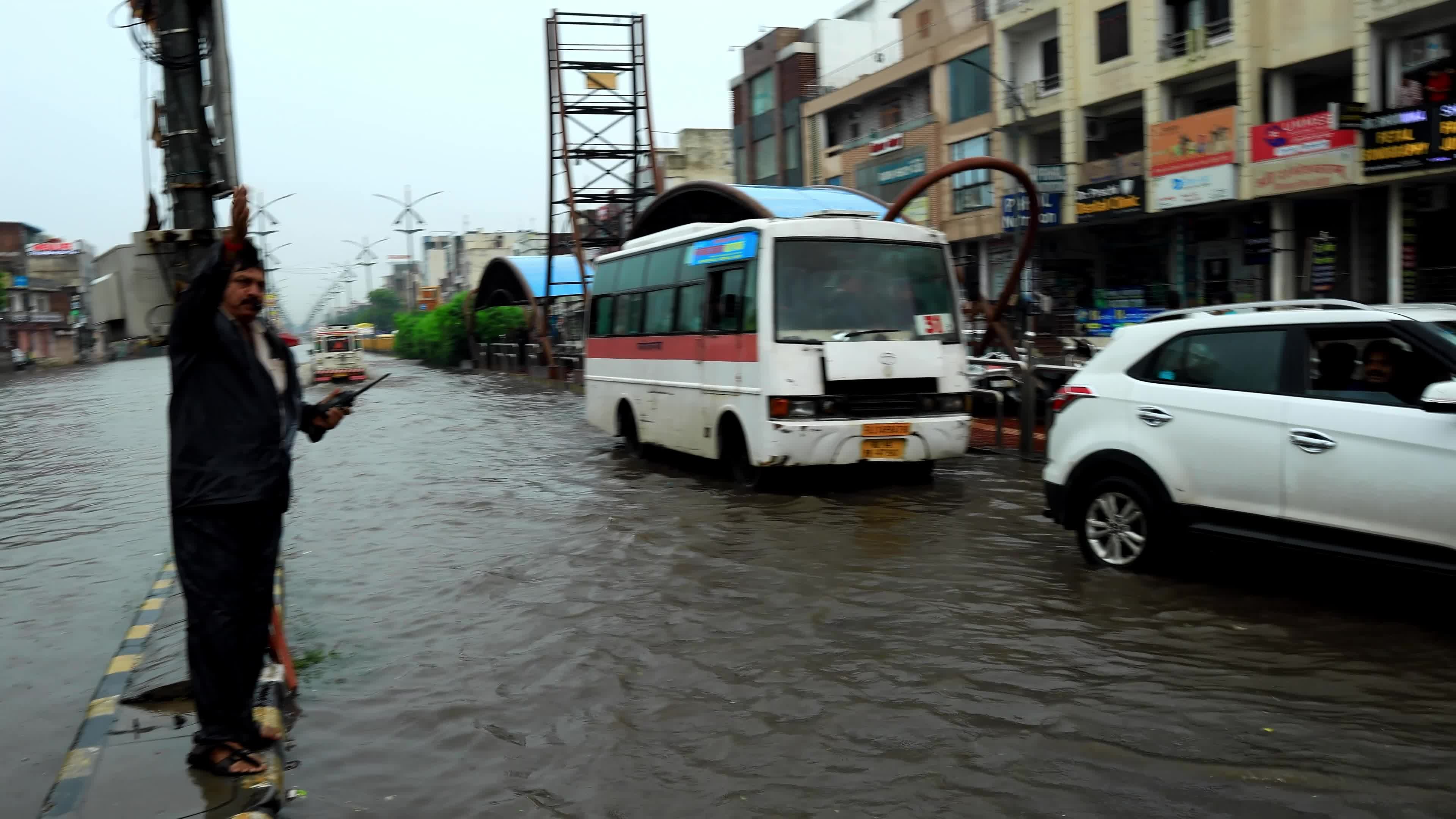 Waterlogging During Rain In Jaipur 