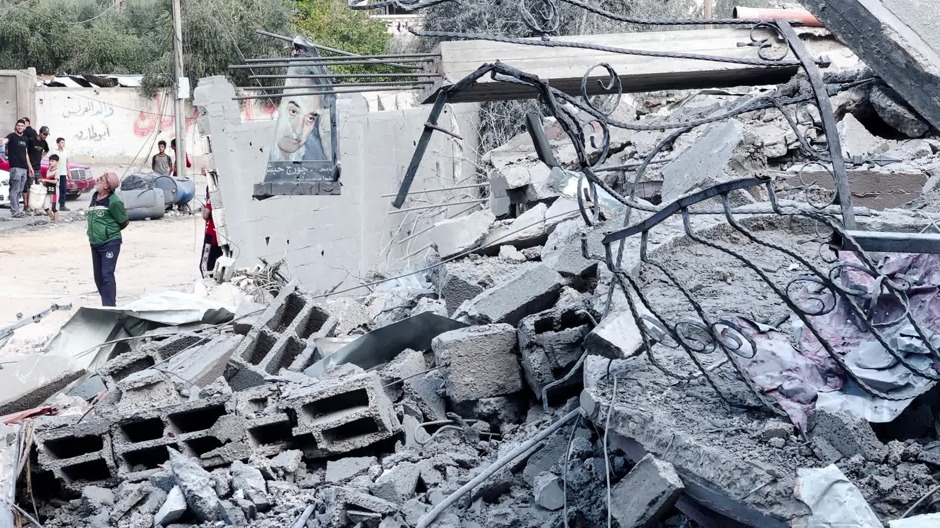 Aftermath of Israeli Airstrike In Gaza, Palestine