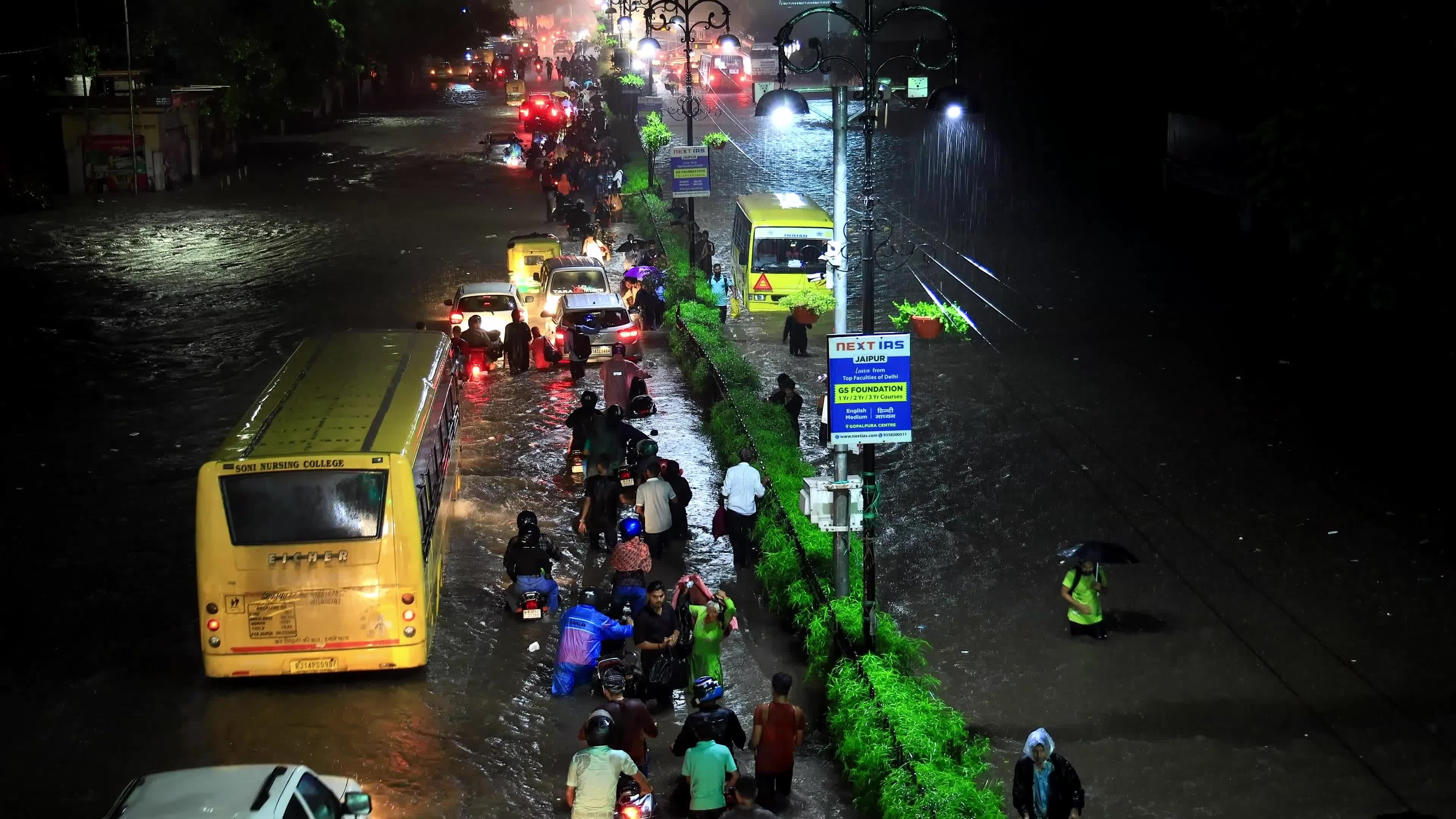 Heavy Rain in Jaipur 