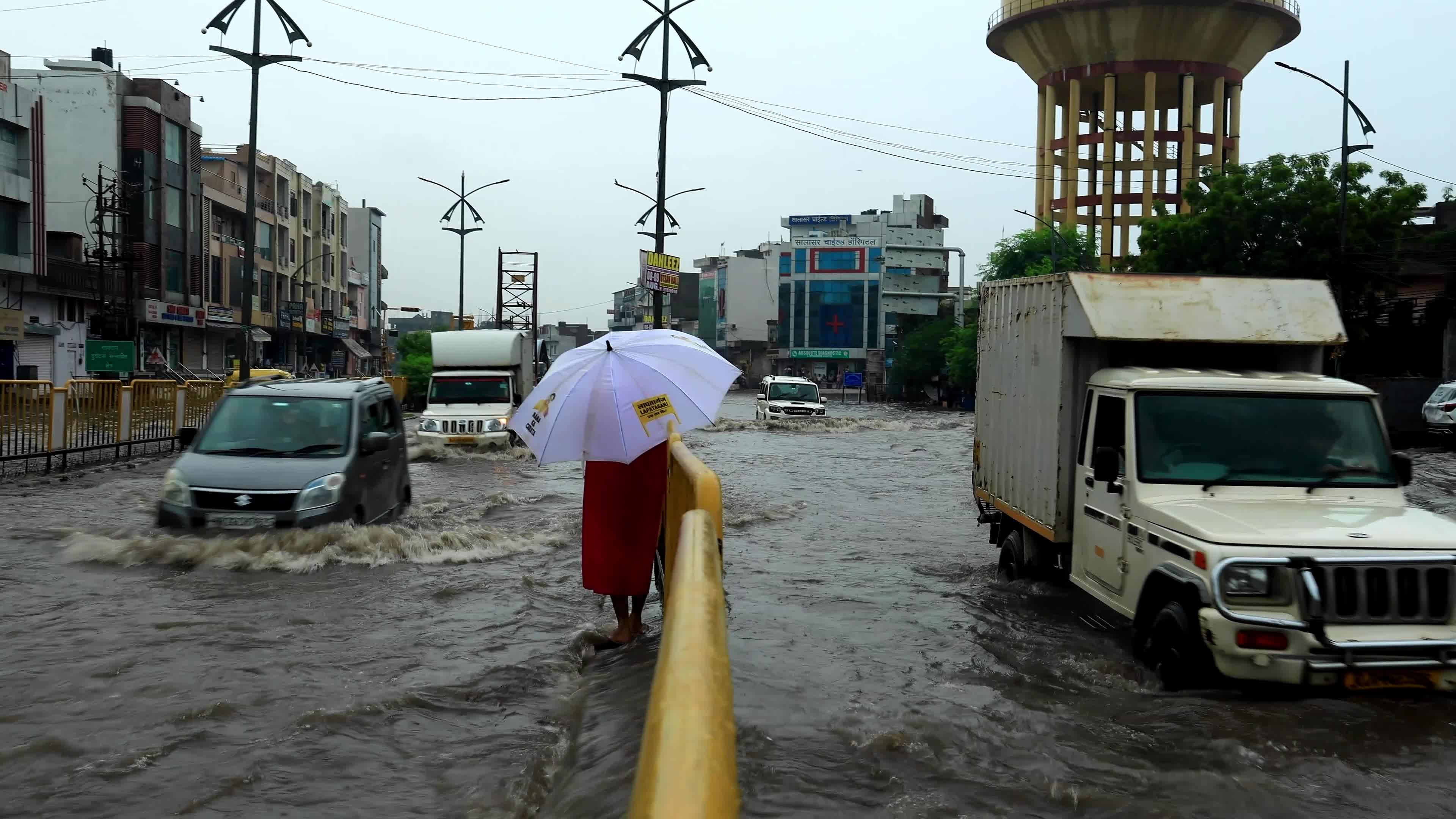 Waterlogging During Rain In Jaipur 