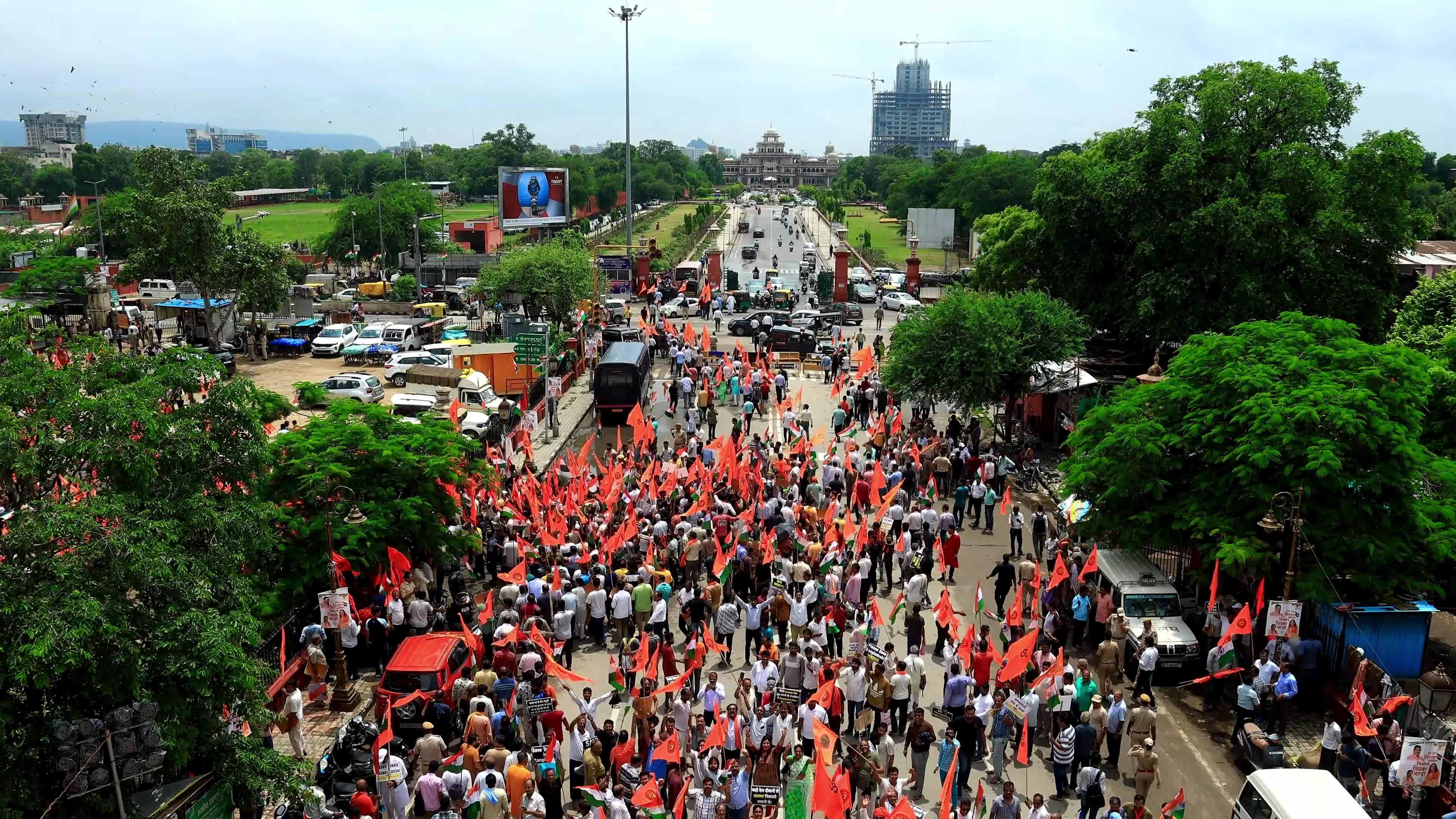 Protest Over Violence Against Hindus In Bangladesh