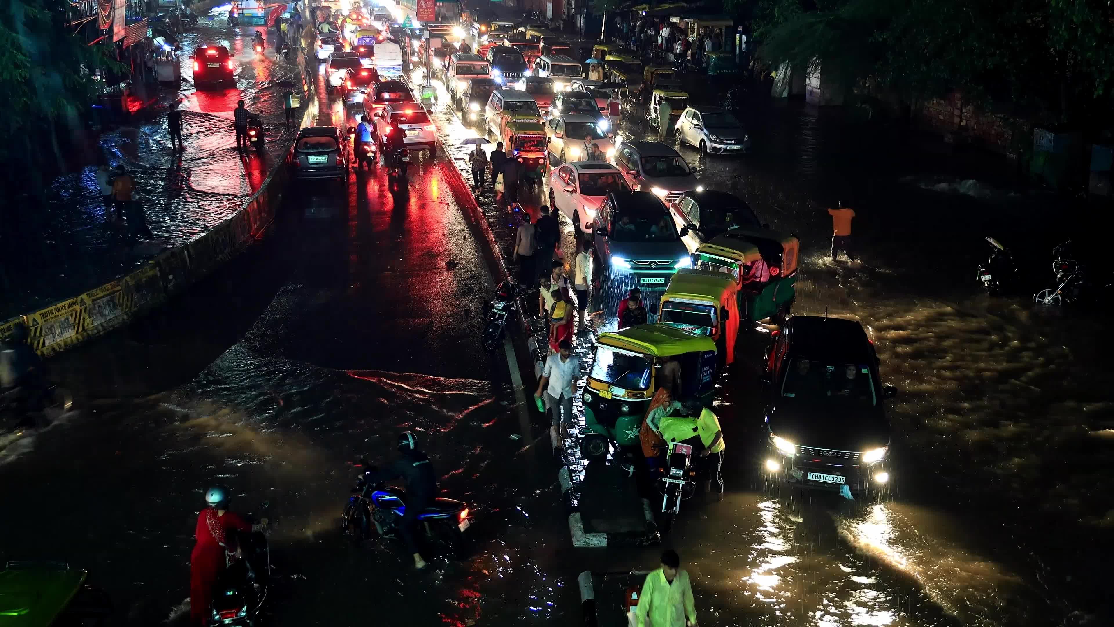 Heavy Rain in Jaipur 