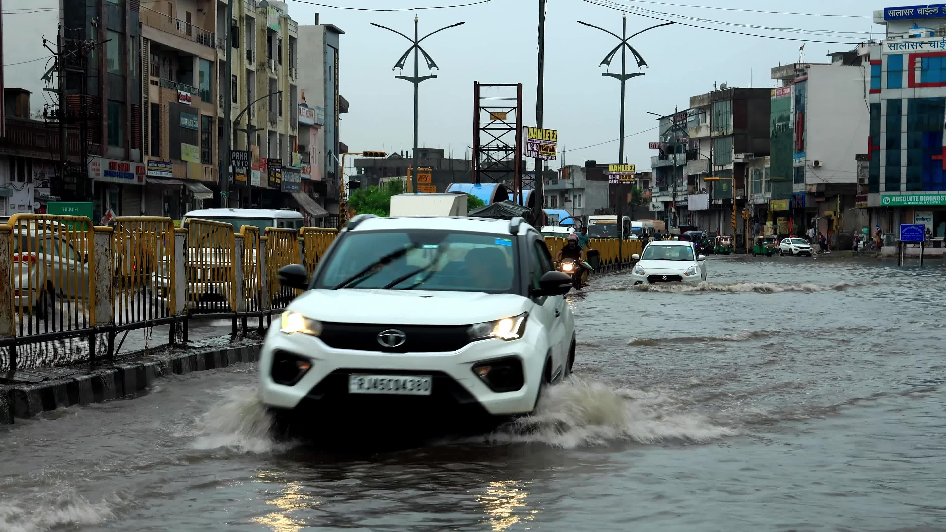 Waterlogging During Rain In Jaipur 