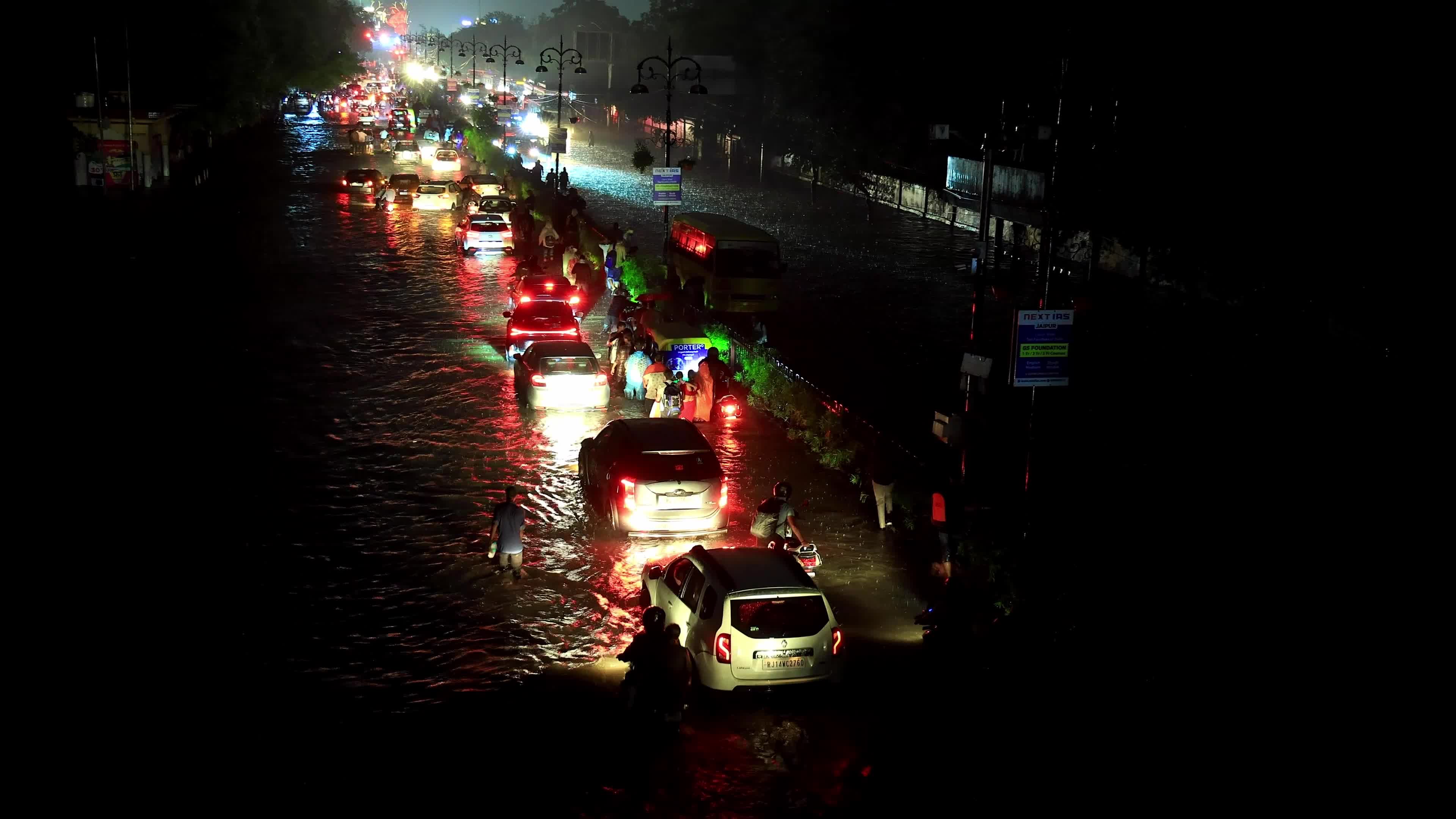 Heavy Rain in Jaipur 