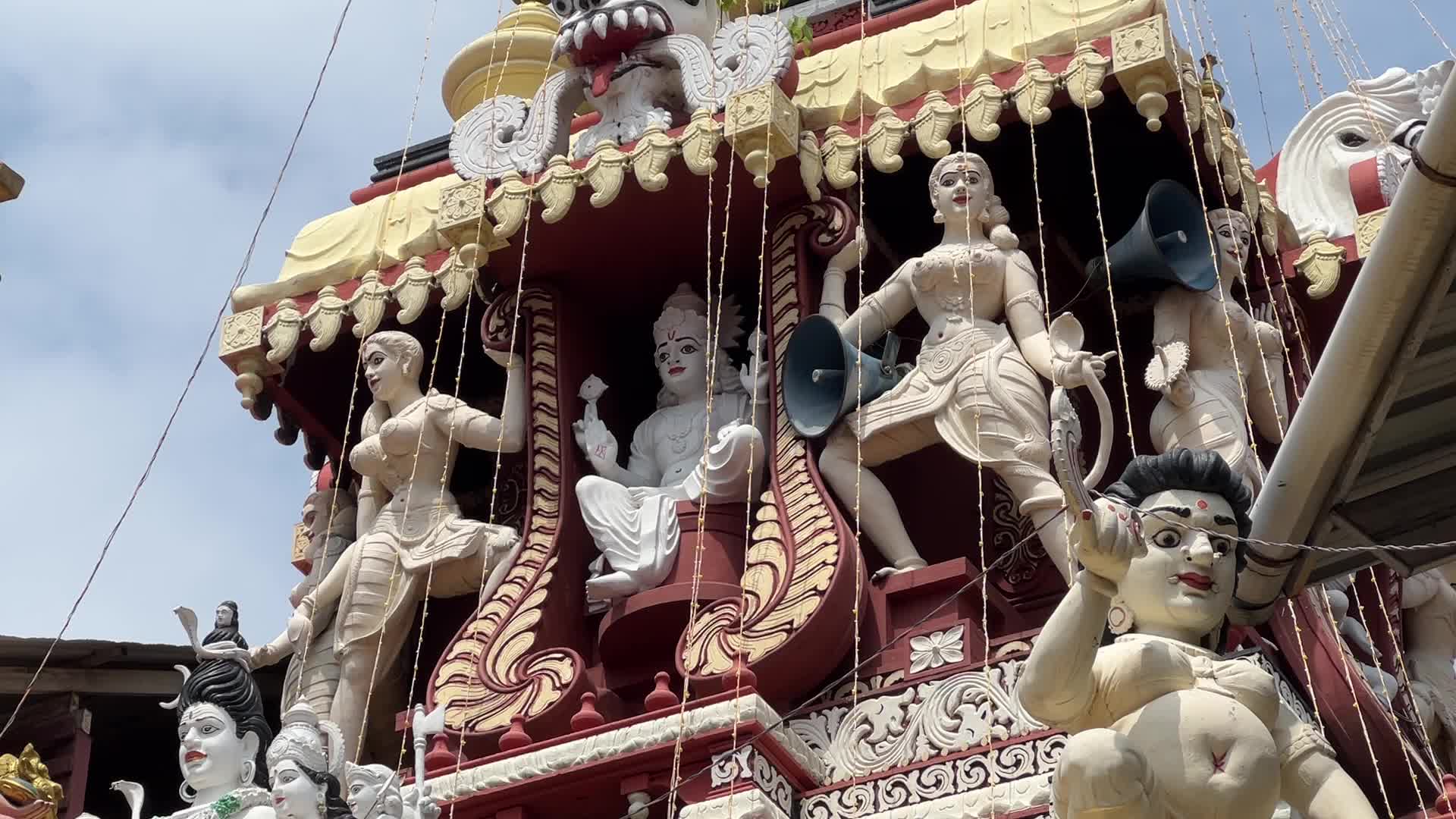 Pazhanchira Devi Temple during the Vishu Festival