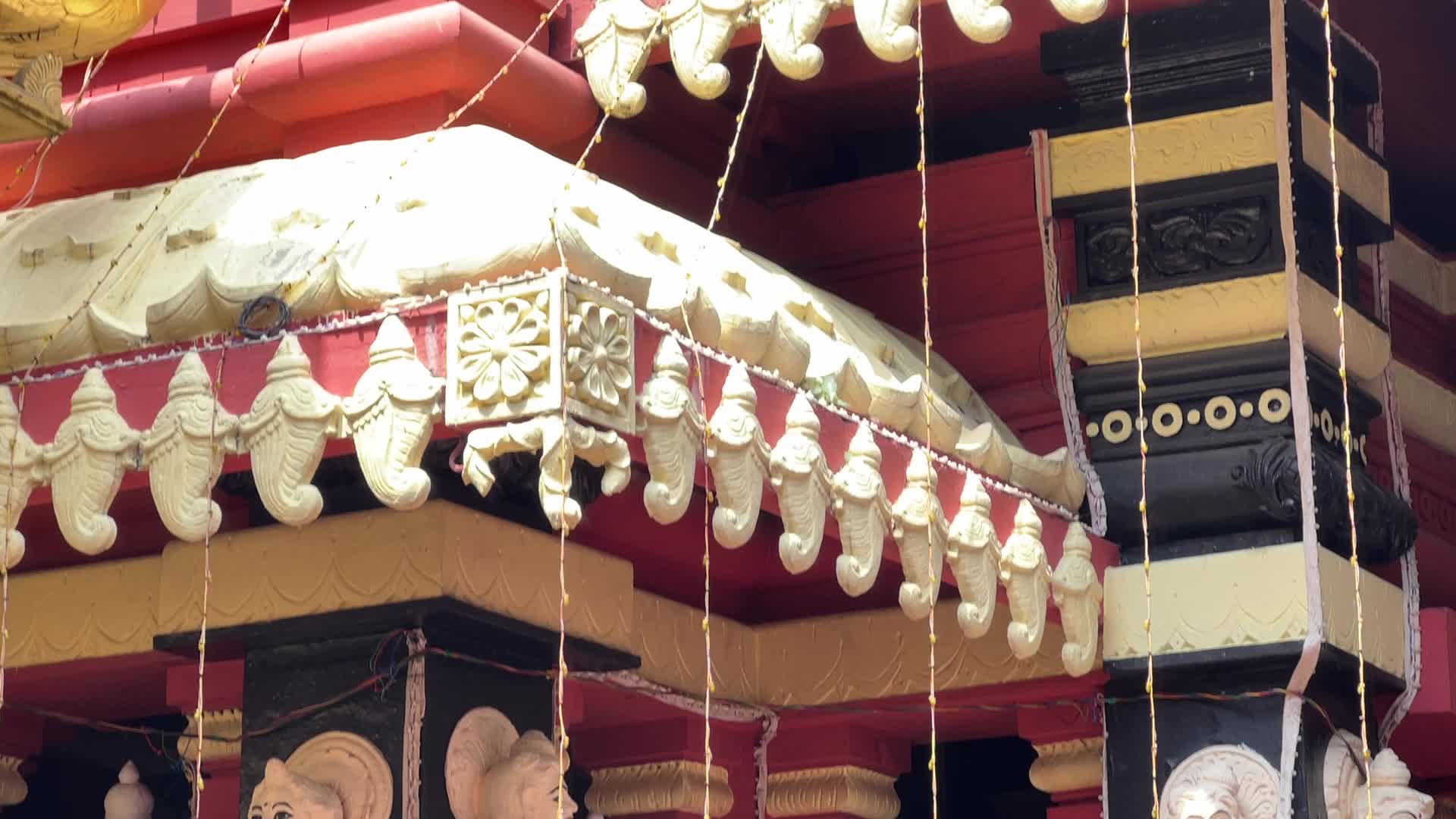 Pazhanchira Devi Temple during the Vishu Festival