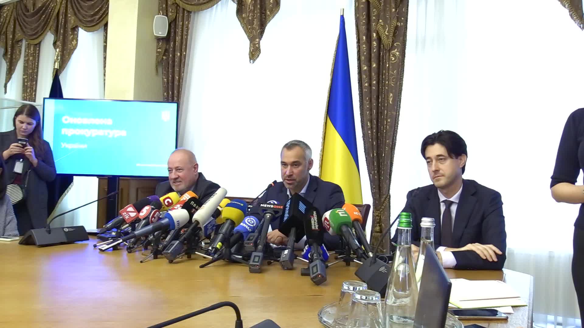 Prosecutor General of Ukraine Ruslan Riaboshapka press-conference in Kyiv