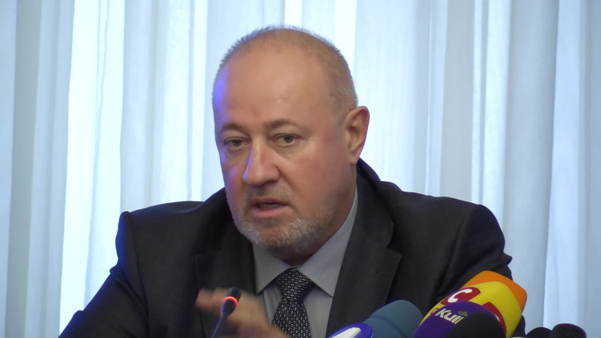 Prosecutor General of Ukraine Ruslan Riaboshapka press-conference in Kyiv