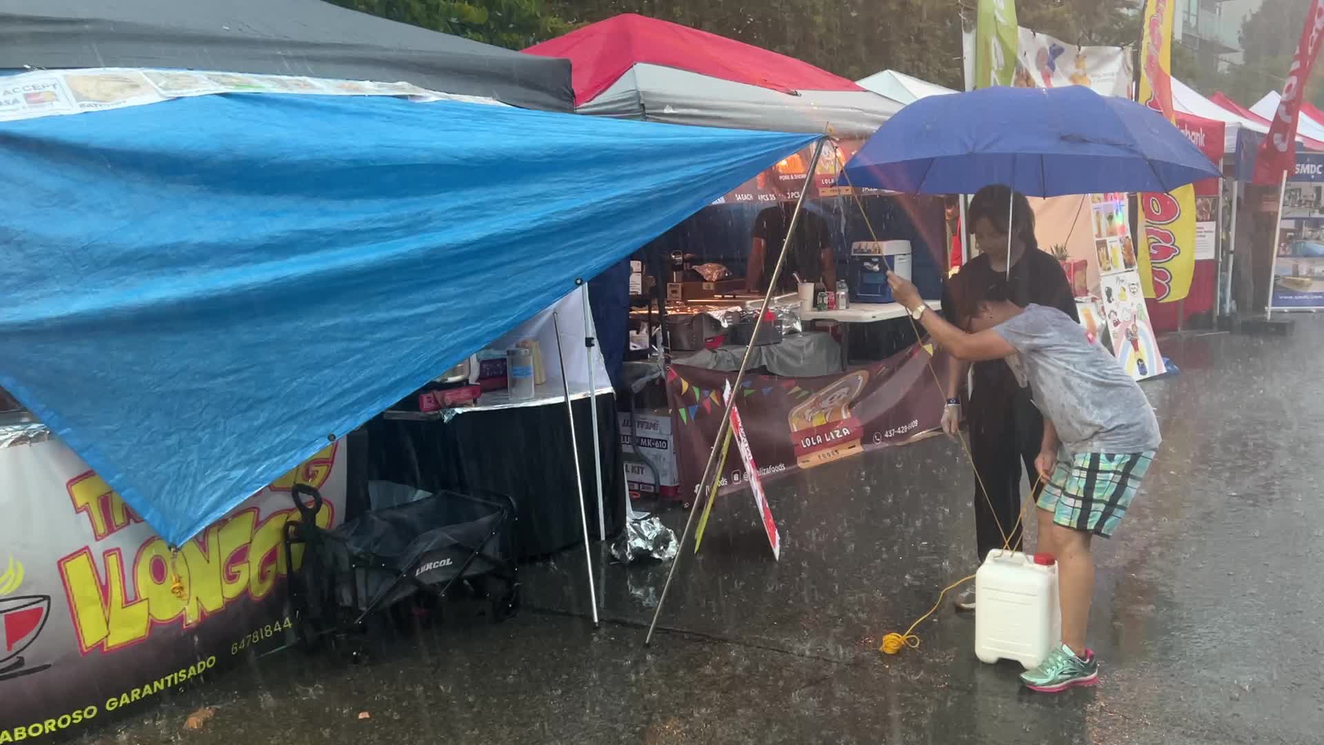 Severe thunderstorms in Toronto, Canada