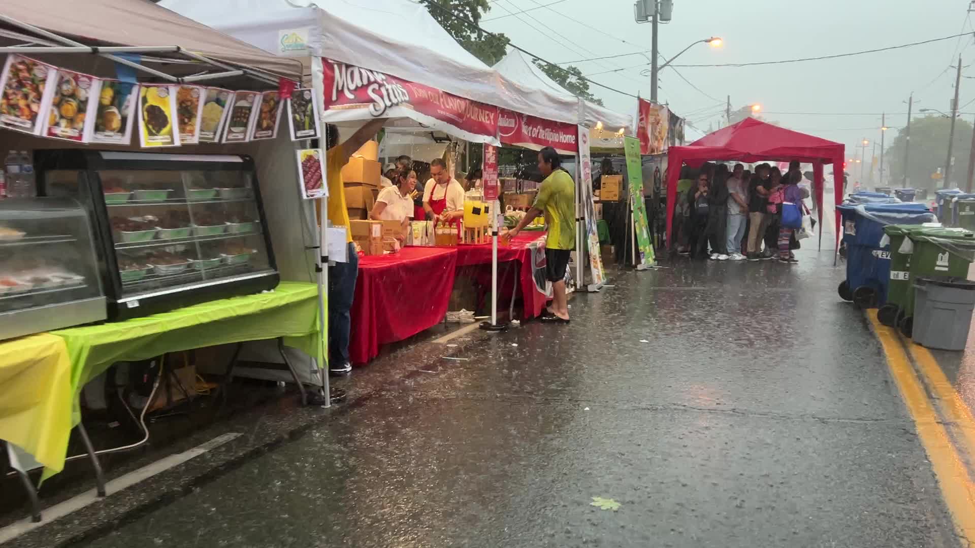 Severe thunderstorms in Toronto, Canada