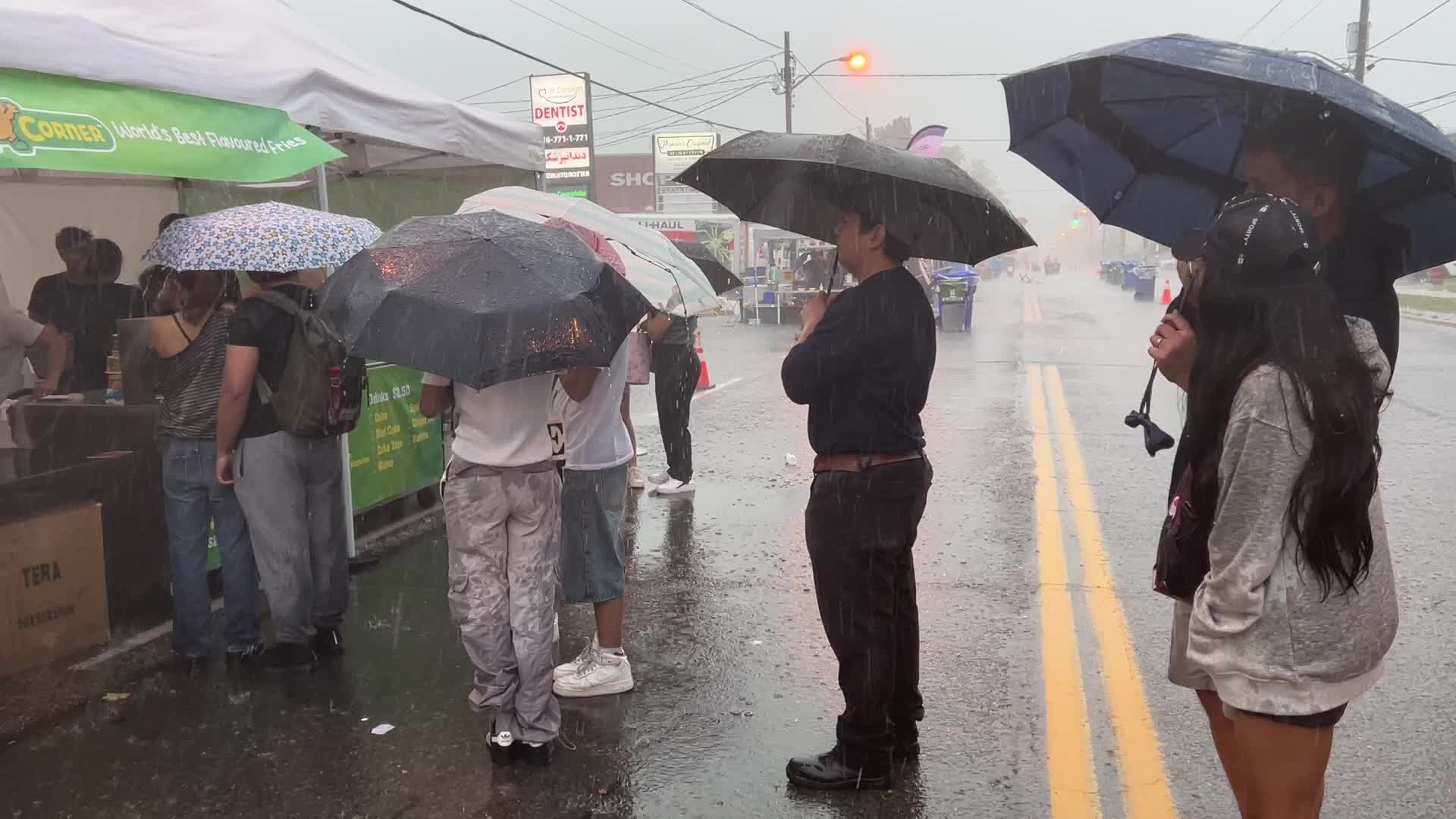 Severe thunderstorms in Toronto, Canada