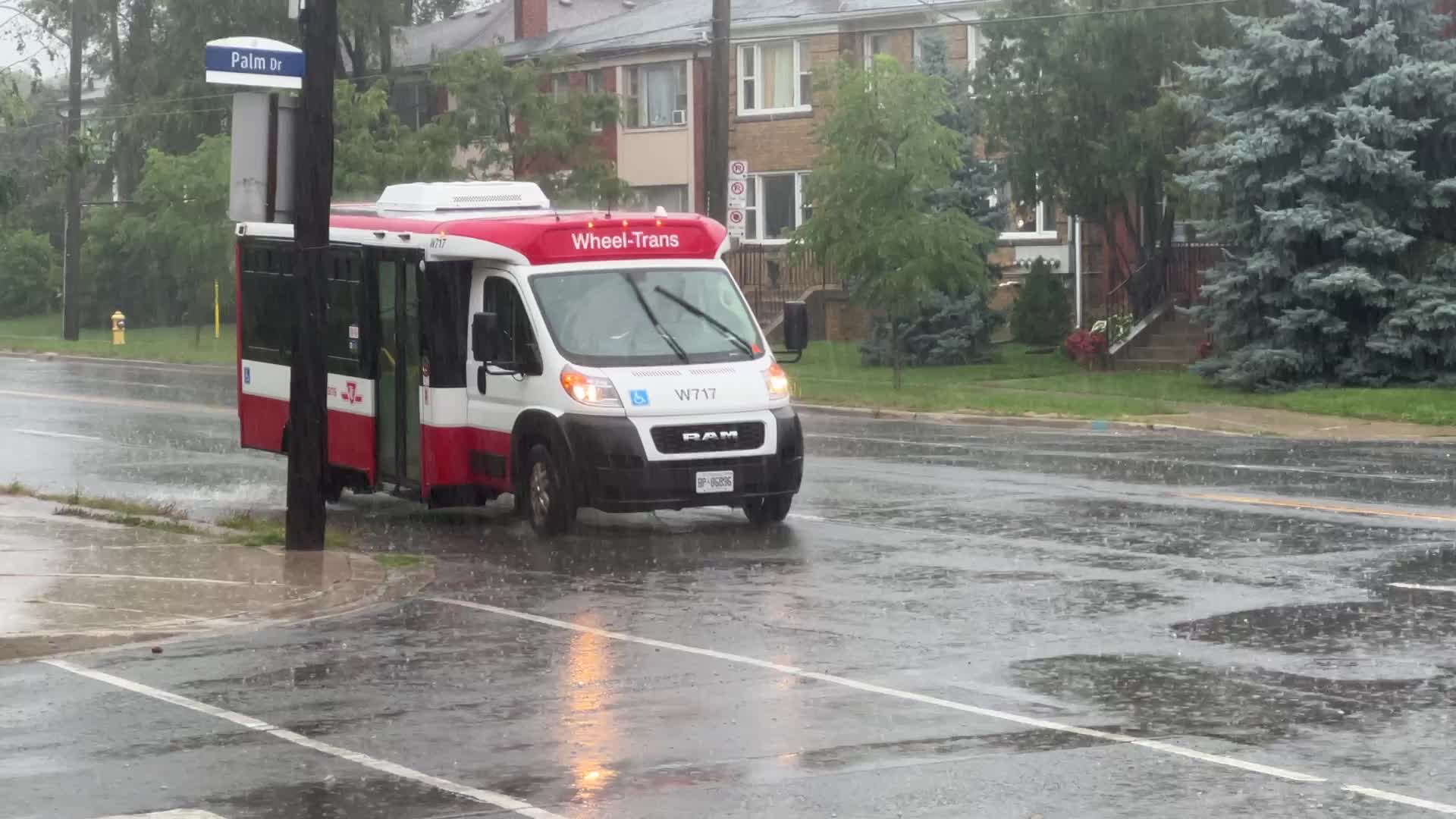 Severe thunderstorms in Toronto, Canada