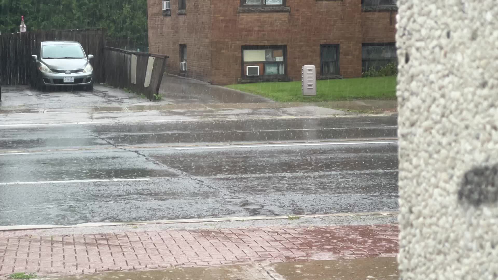 Severe thunderstorms in Toronto, Canada