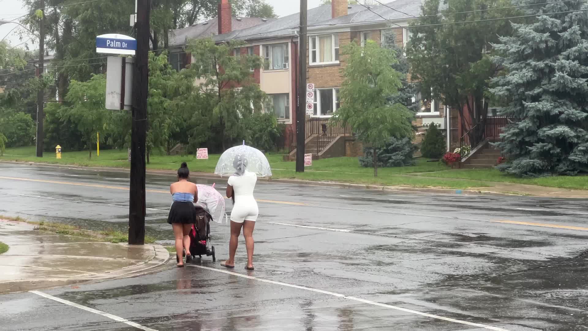 Severe thunderstorms in Toronto, Canada