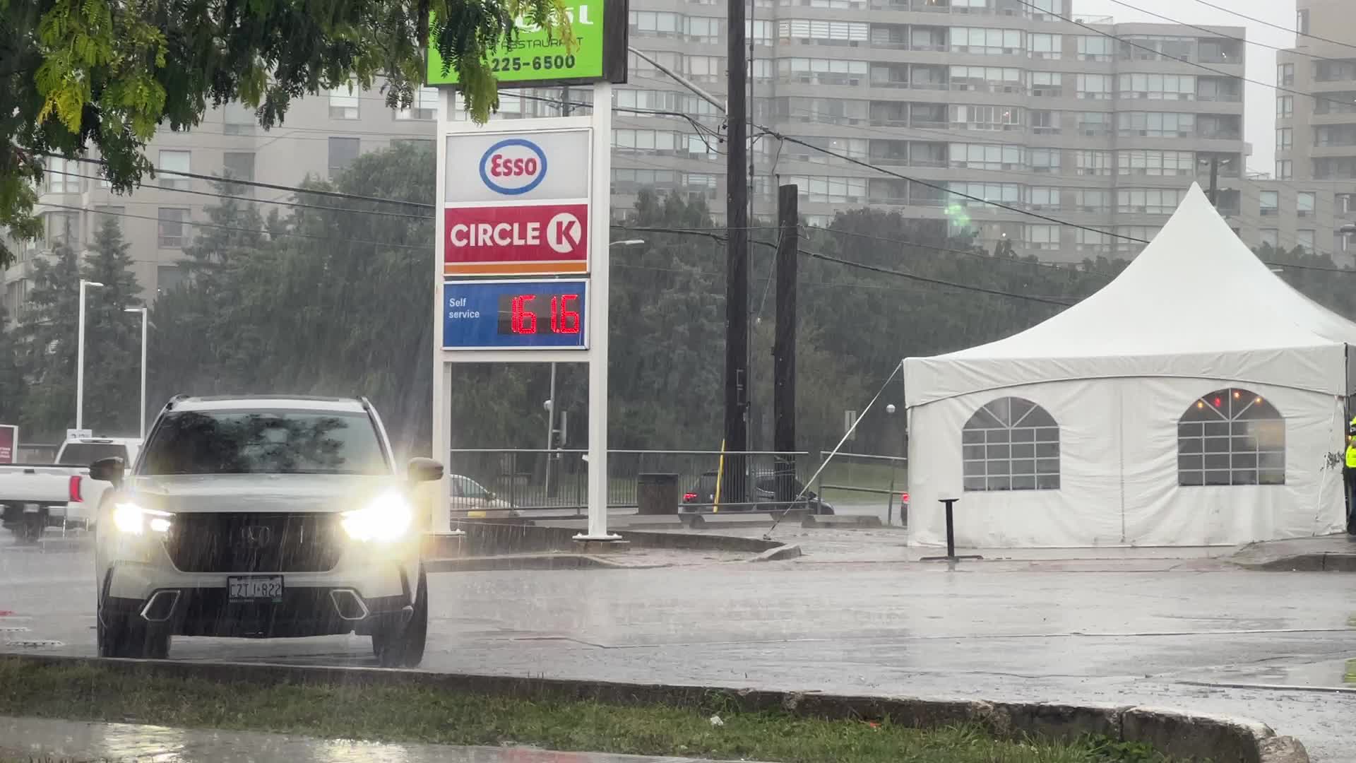 Severe thunderstorms in Toronto, Canada