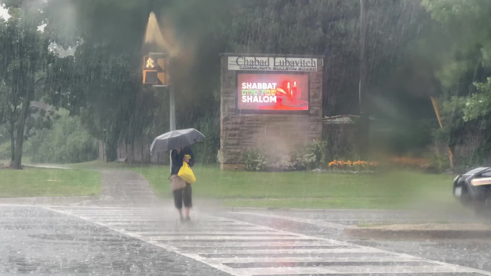 Severe thunderstorms in Toronto, Canada