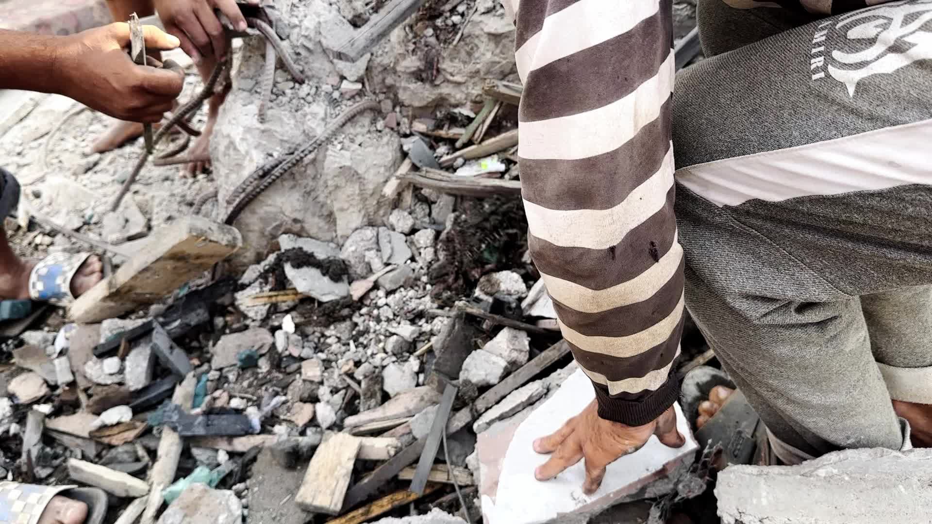 Aftermath Of Israeli Airstrike In Gaza, Palestine