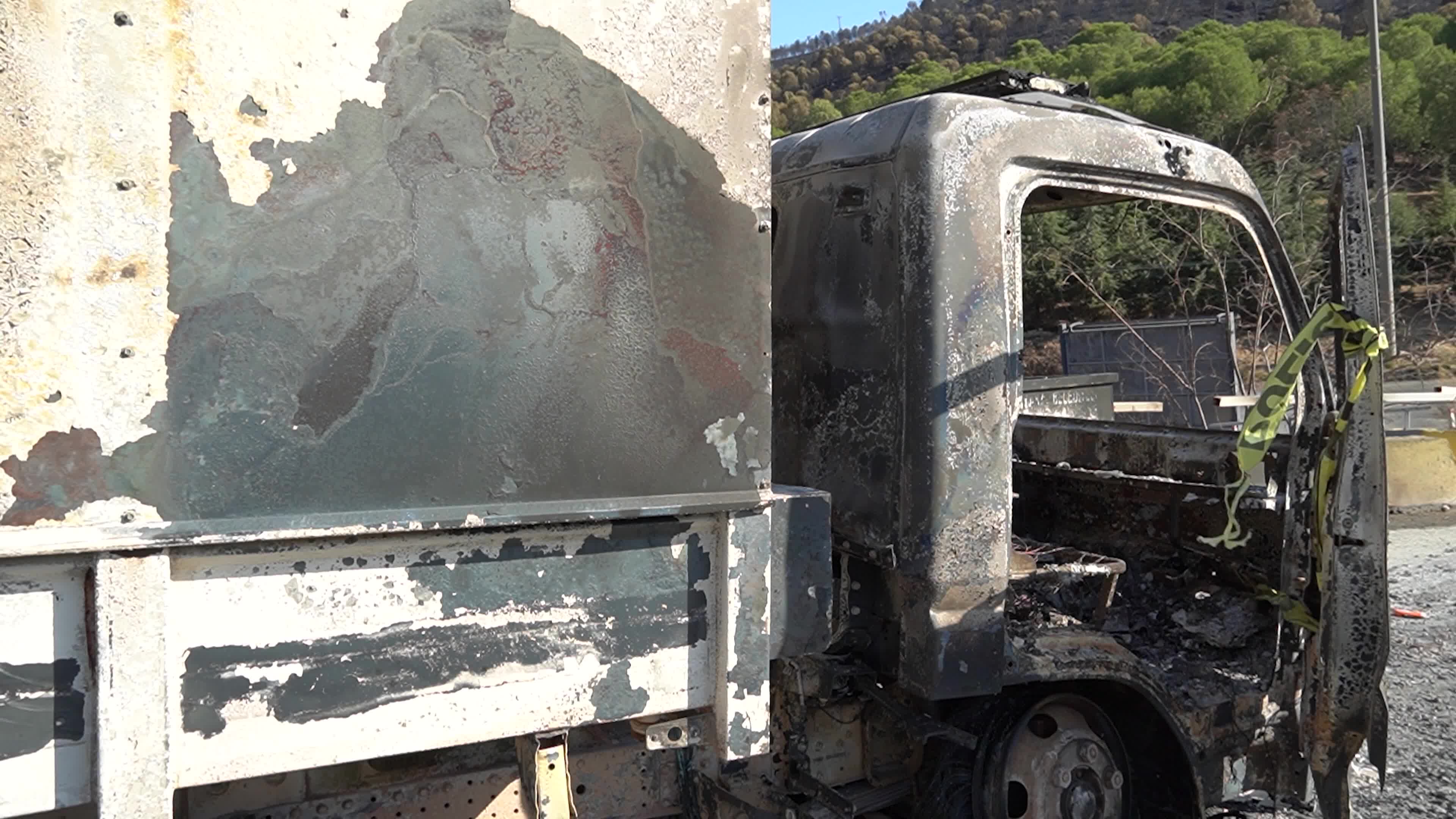 Aftermath of the Izmir Yamanlar Wildfire, Turkey