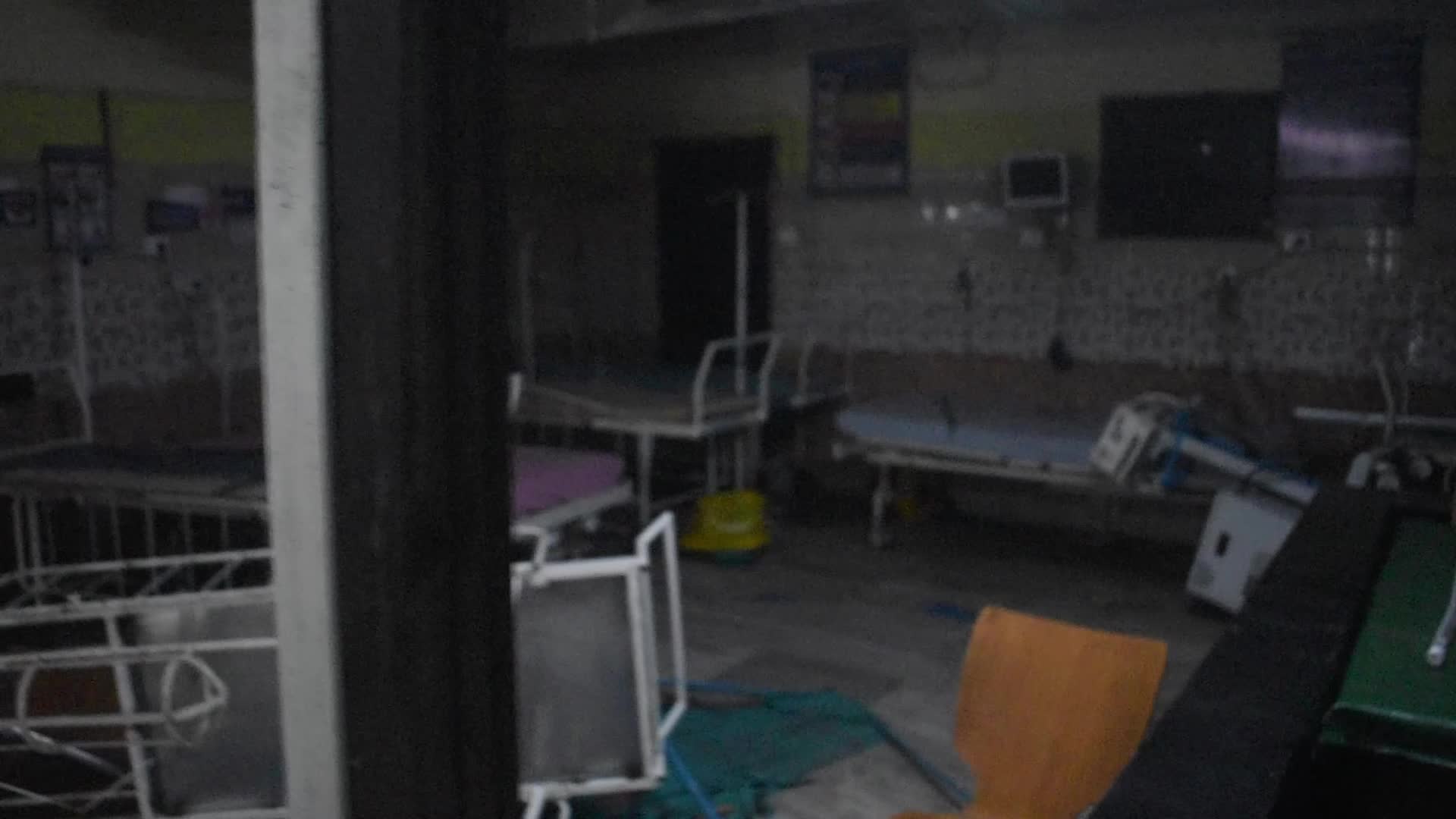 Unidentified individuals are vandalizing R.G. Kar Medical College and Hospital