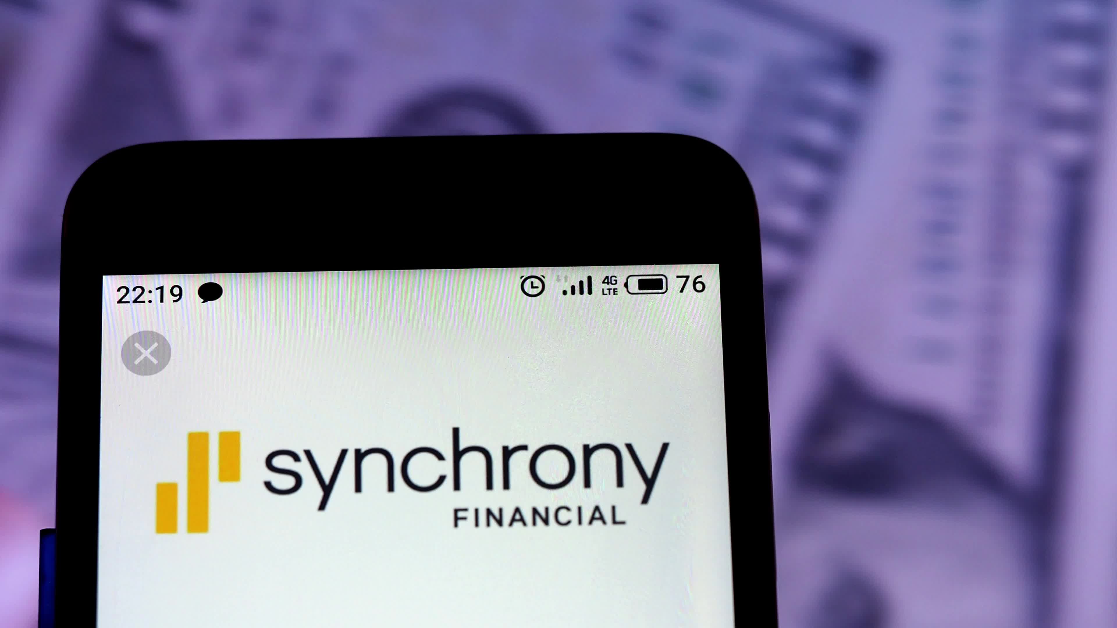 Video illustration the logo of Synchrony Financial