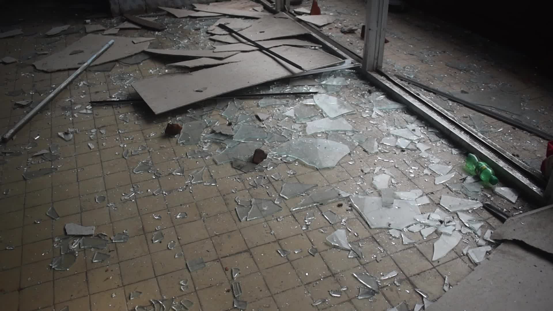 Unidentified individuals are vandalizing R.G. Kar Medical College and Hospital